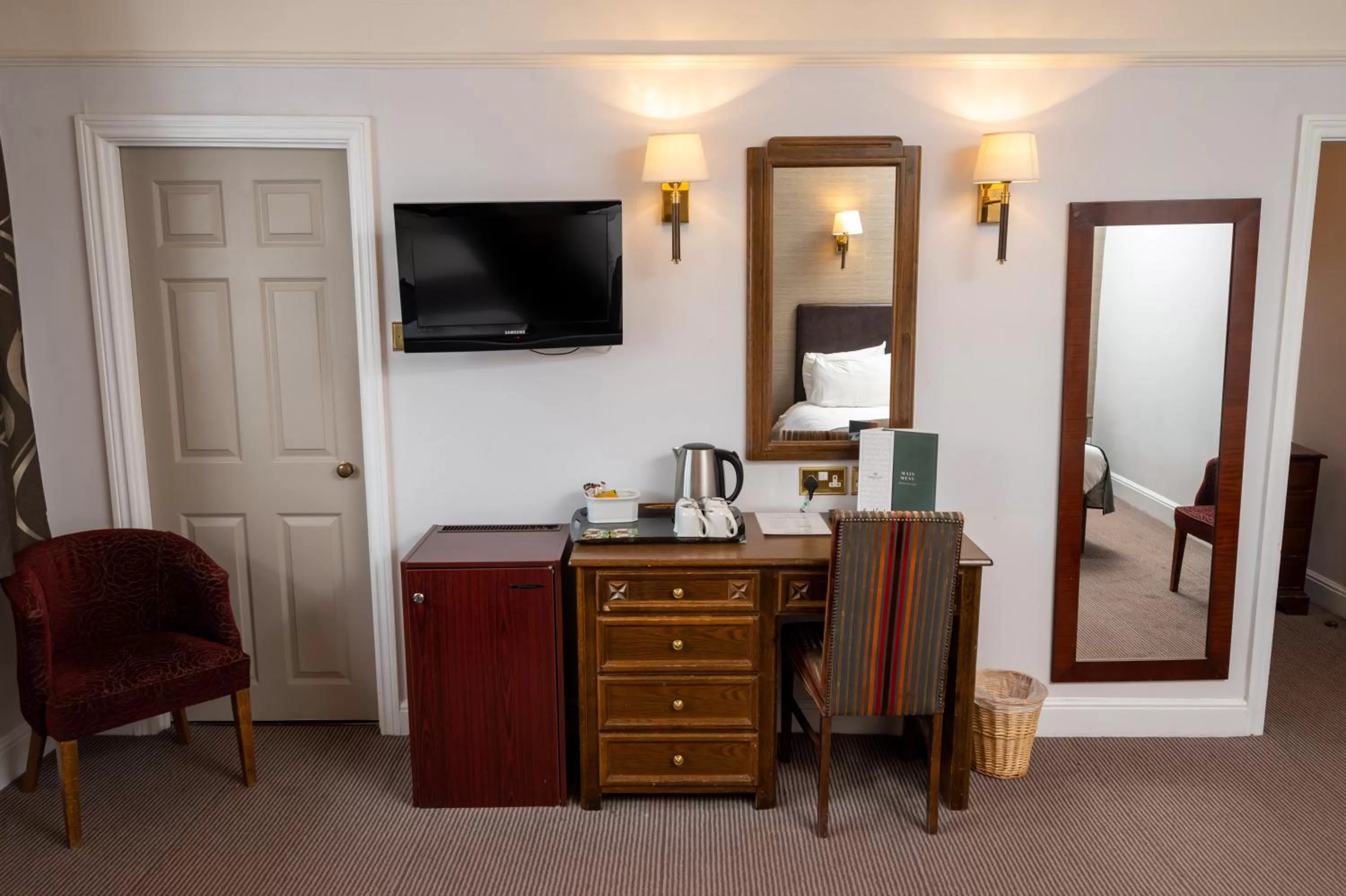 Bedroom in Castle and Ball by Greene King Inns