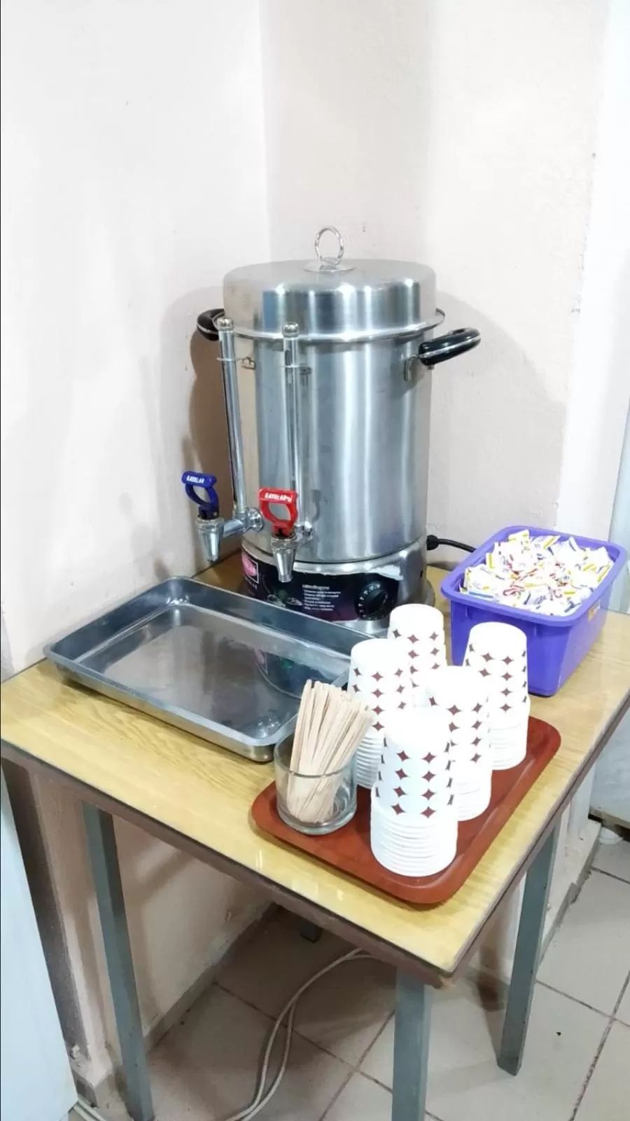 Coffee/tea facilities, Kitchen/Kitchenette in Orçin Apart Hotel