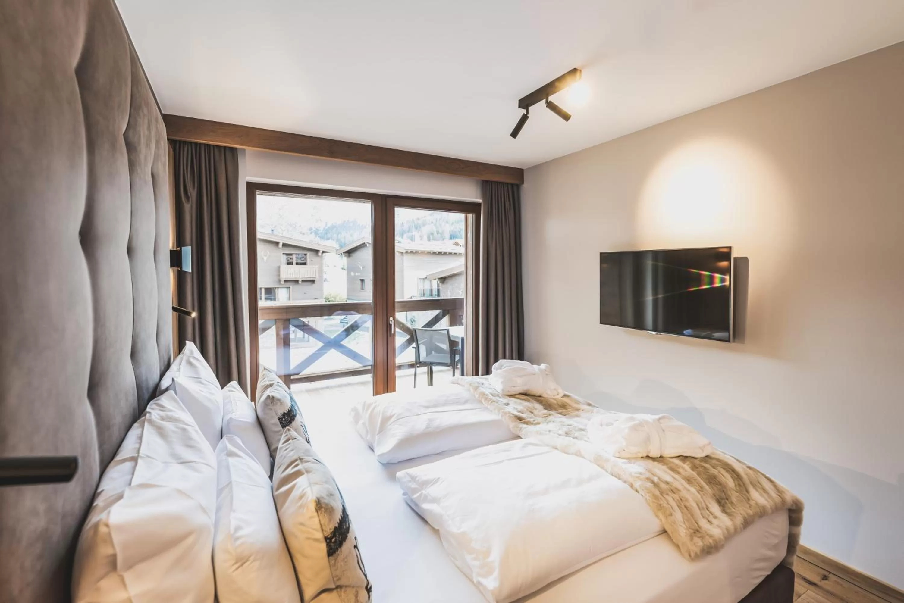 Bed in PURE Resort Ehrwald