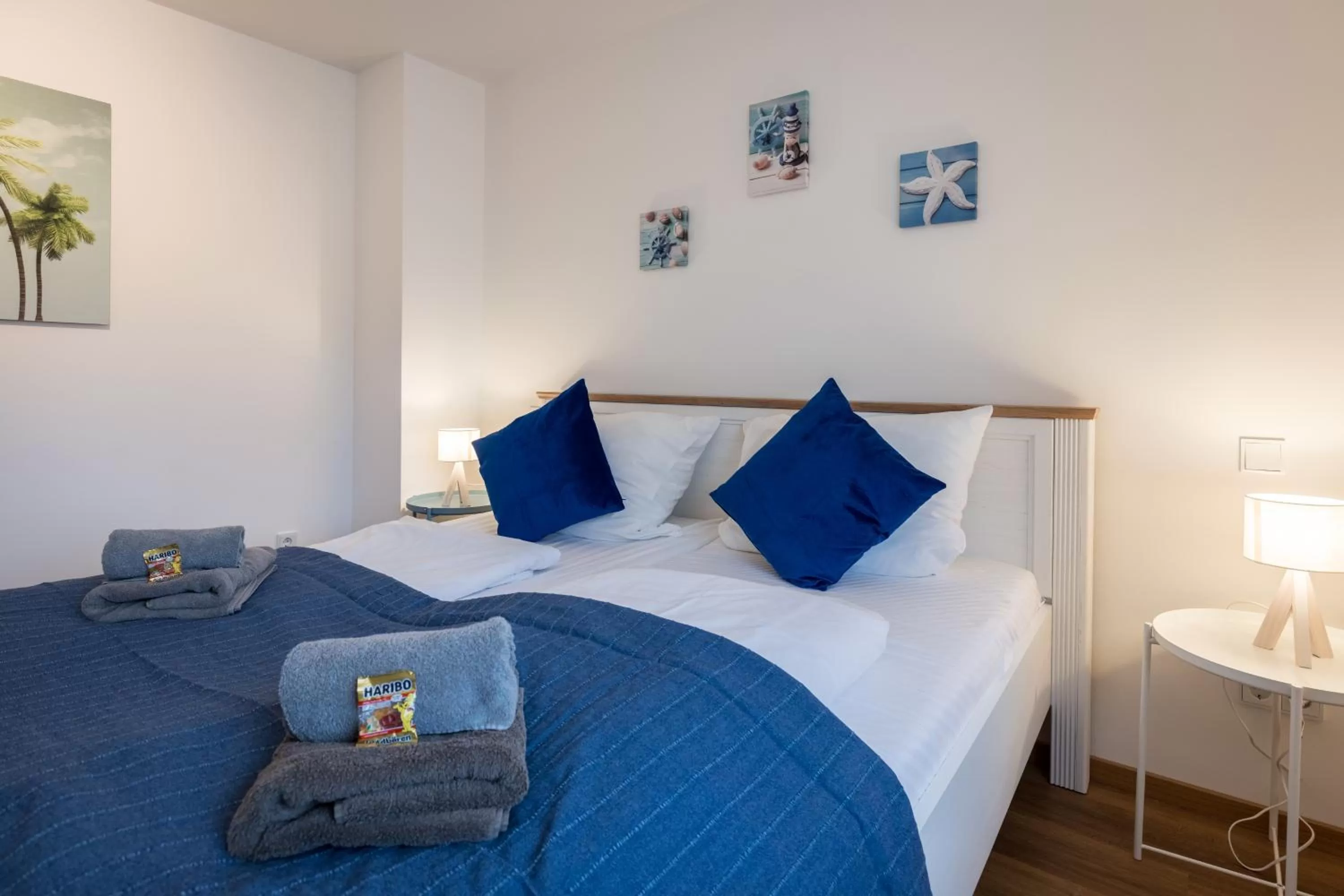 Bed in Arbio I Cozy Apartments Augsburg-Lechhausen