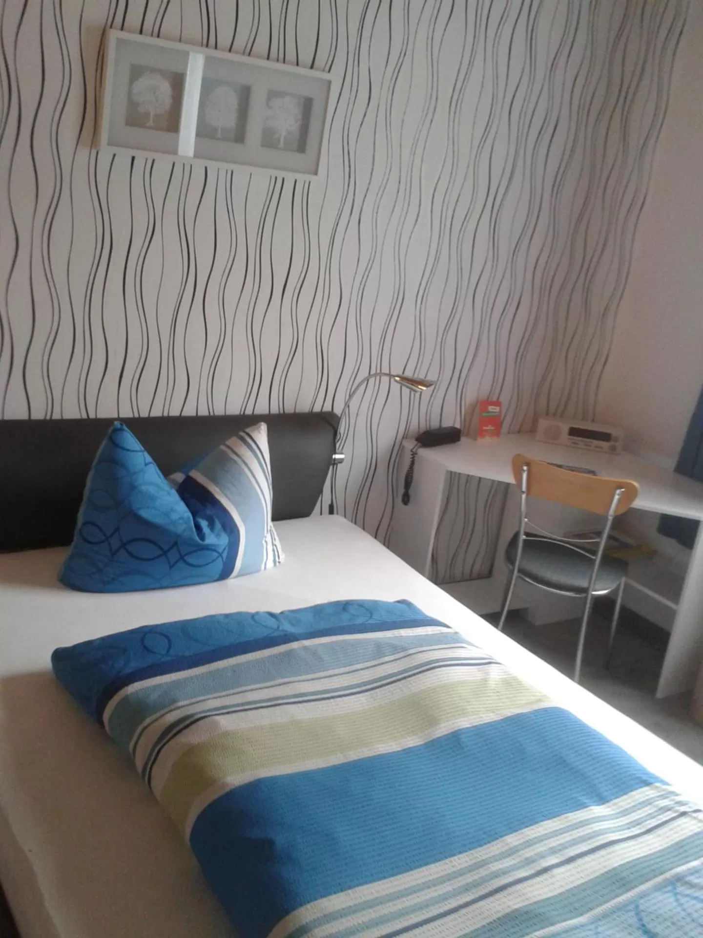 Bed in Hotel Waldschloss