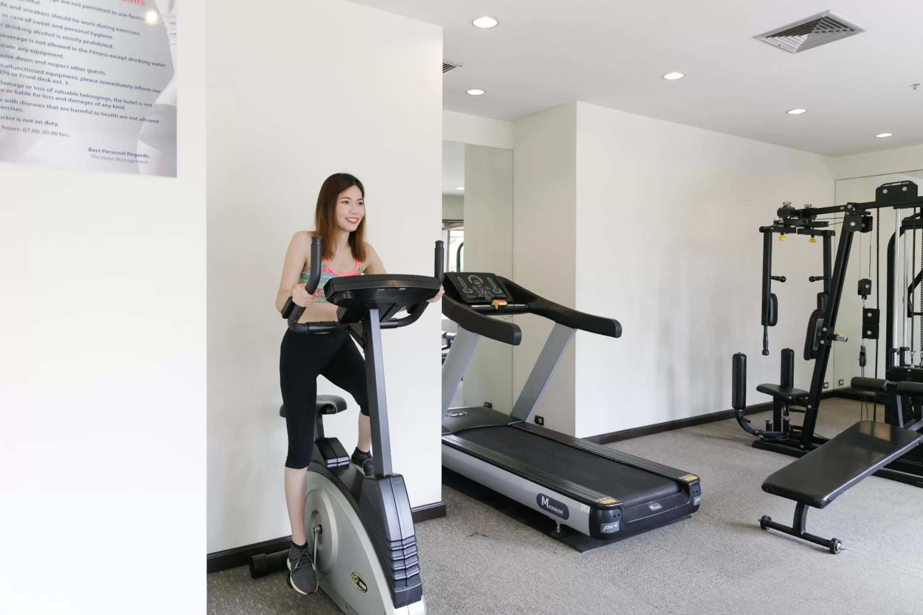 Fitness centre/facilities in Amora Thapae Hotel Chiang Mai