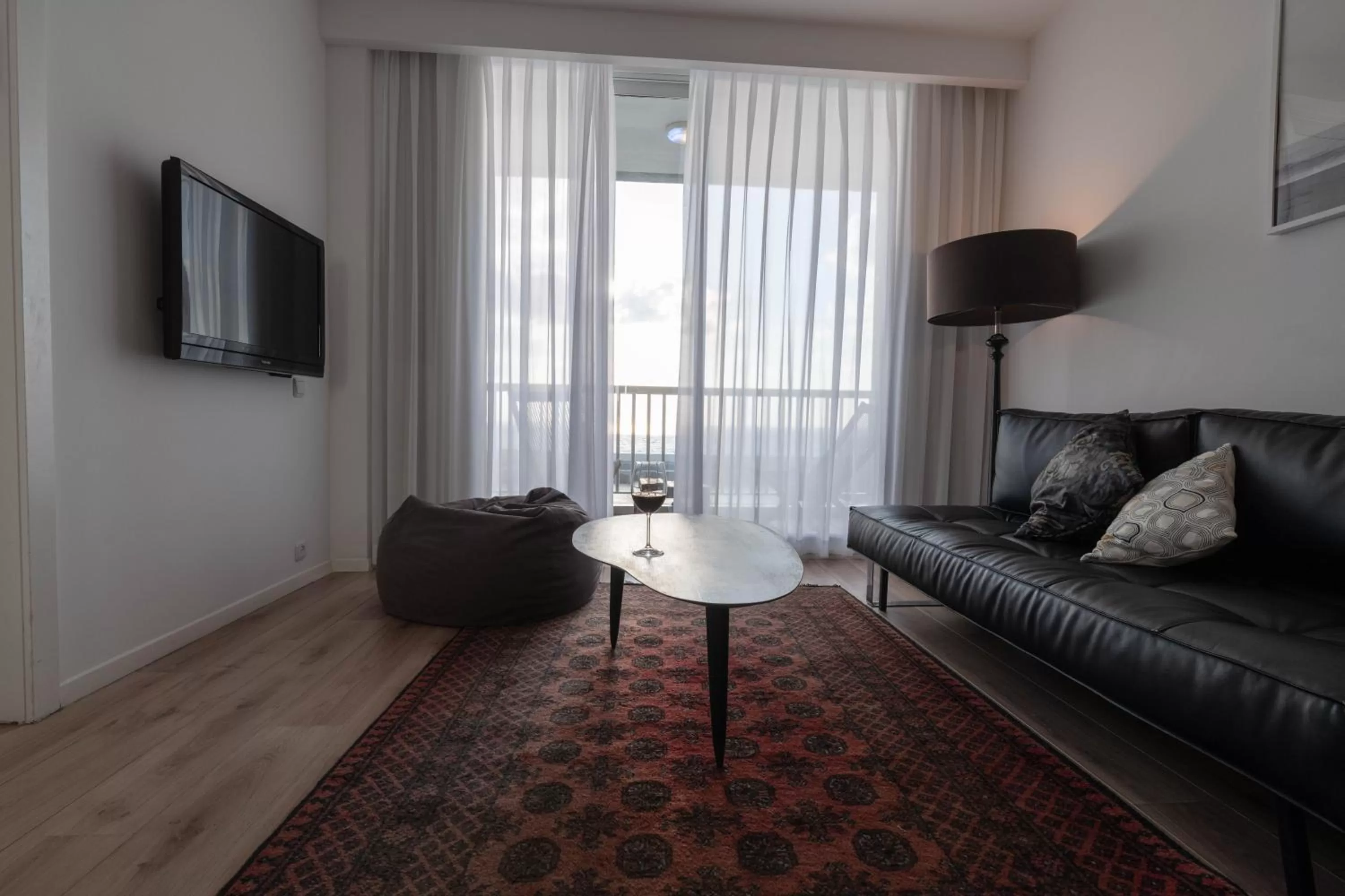 Seating Area in Sea view apartment suite