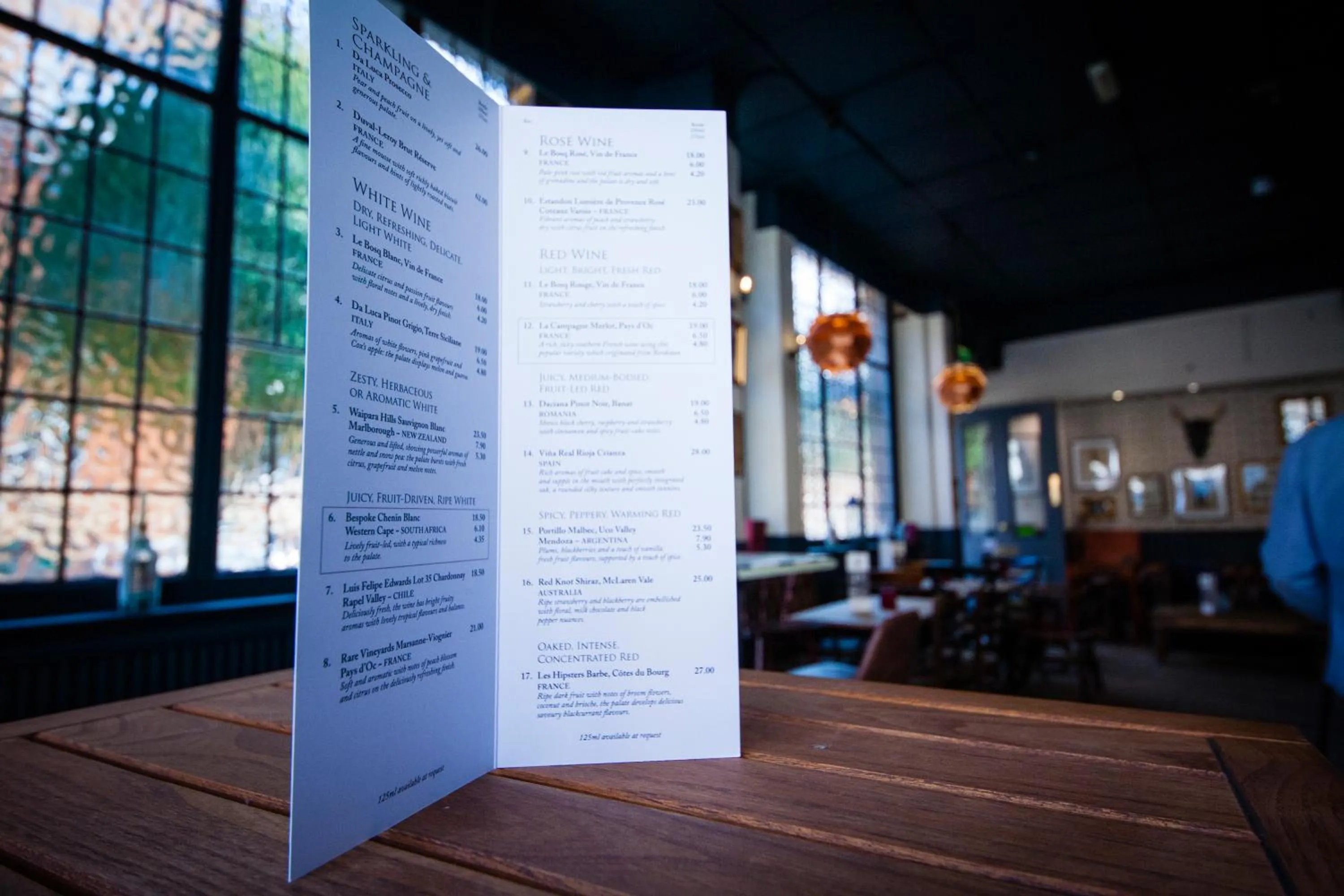 Restaurant/places to eat in The Duke Rooms London