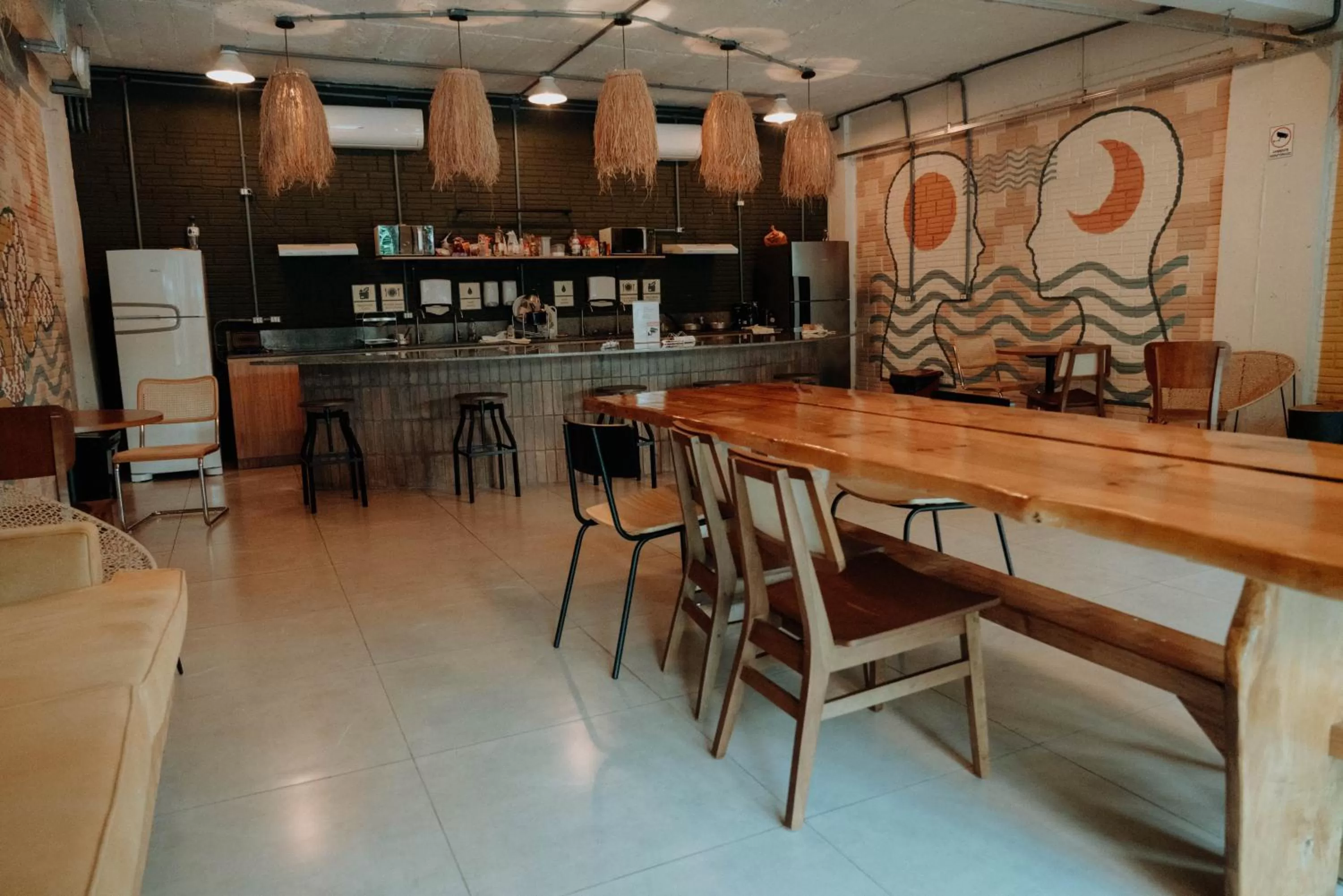 Dining area in Selina Foz