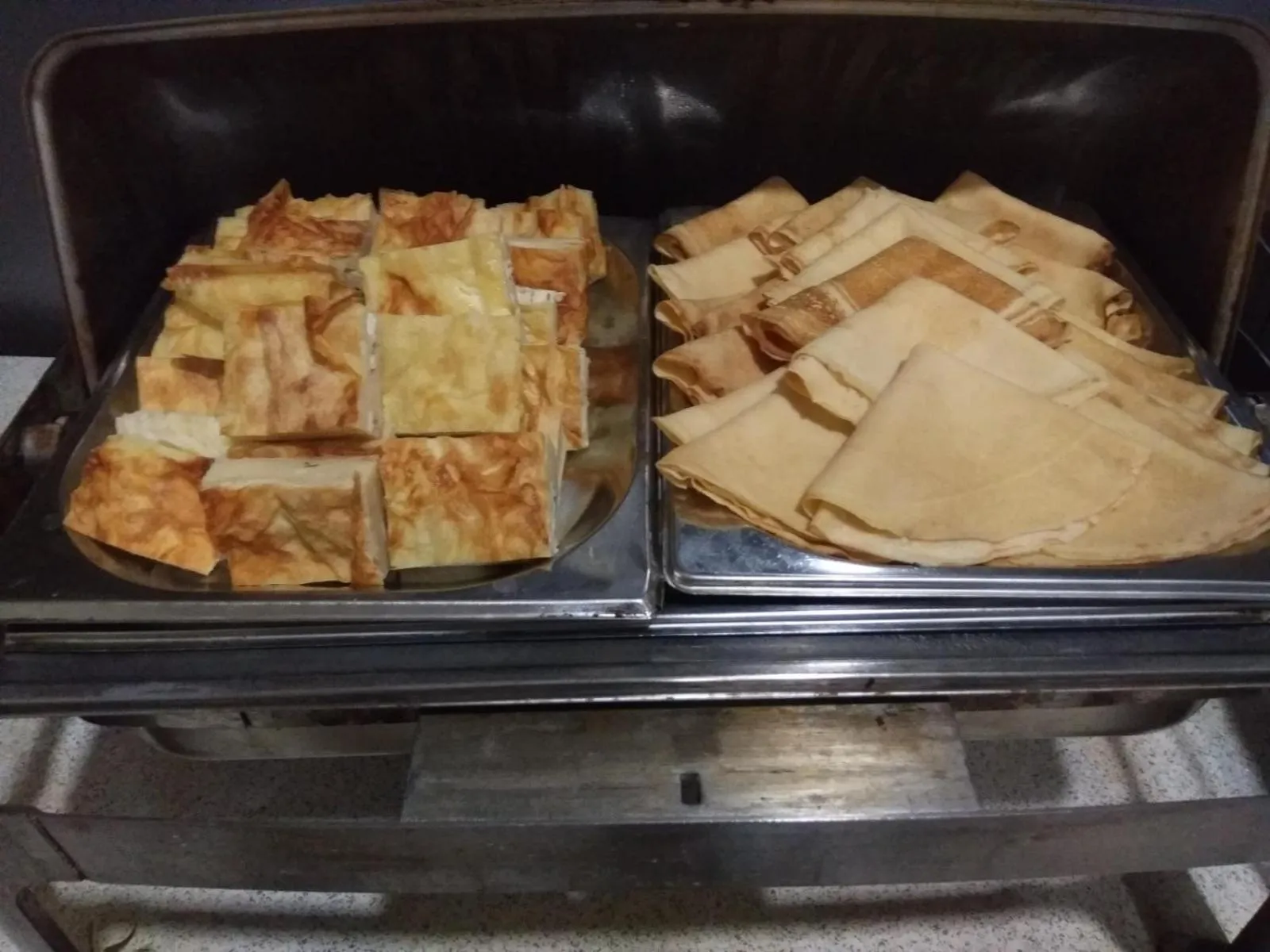 Buffet breakfast in Santa Marina Hotel