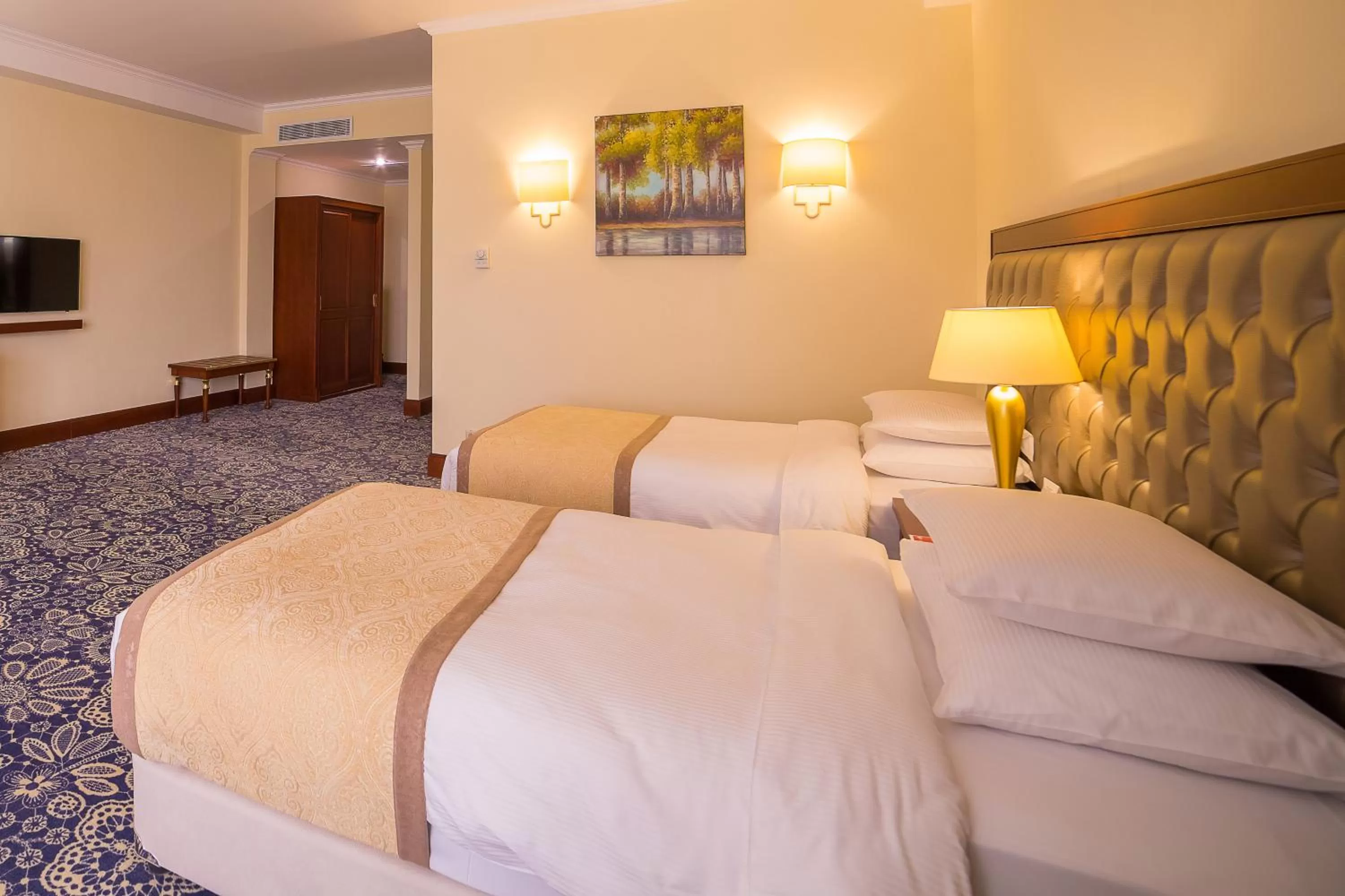 Bedroom, Bed in Ramada by Wyndham Almaty