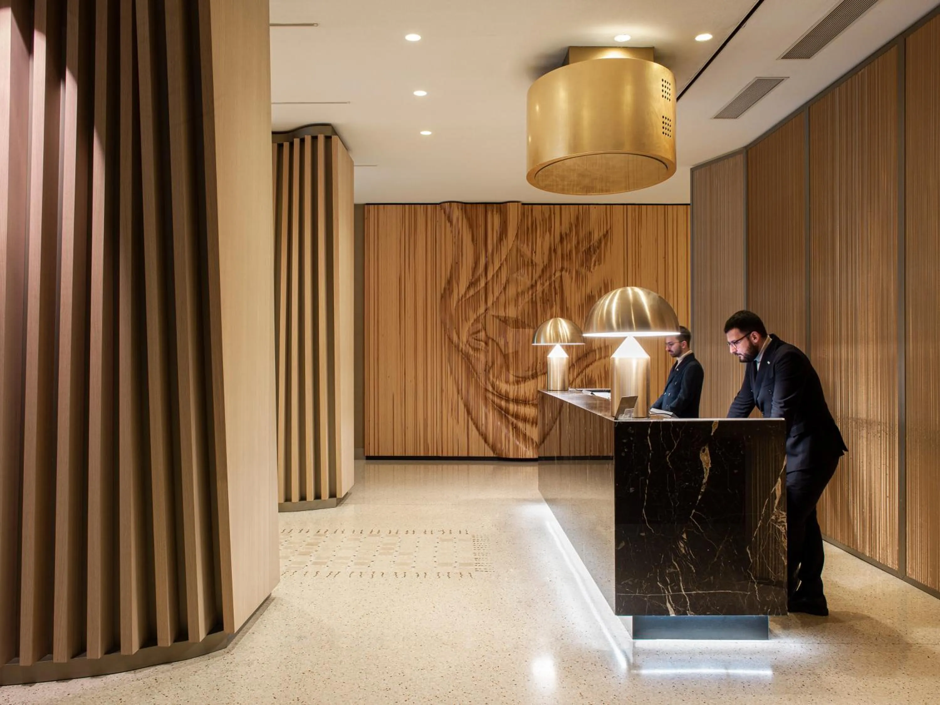 Lobby or reception in ME Milan Il Duca