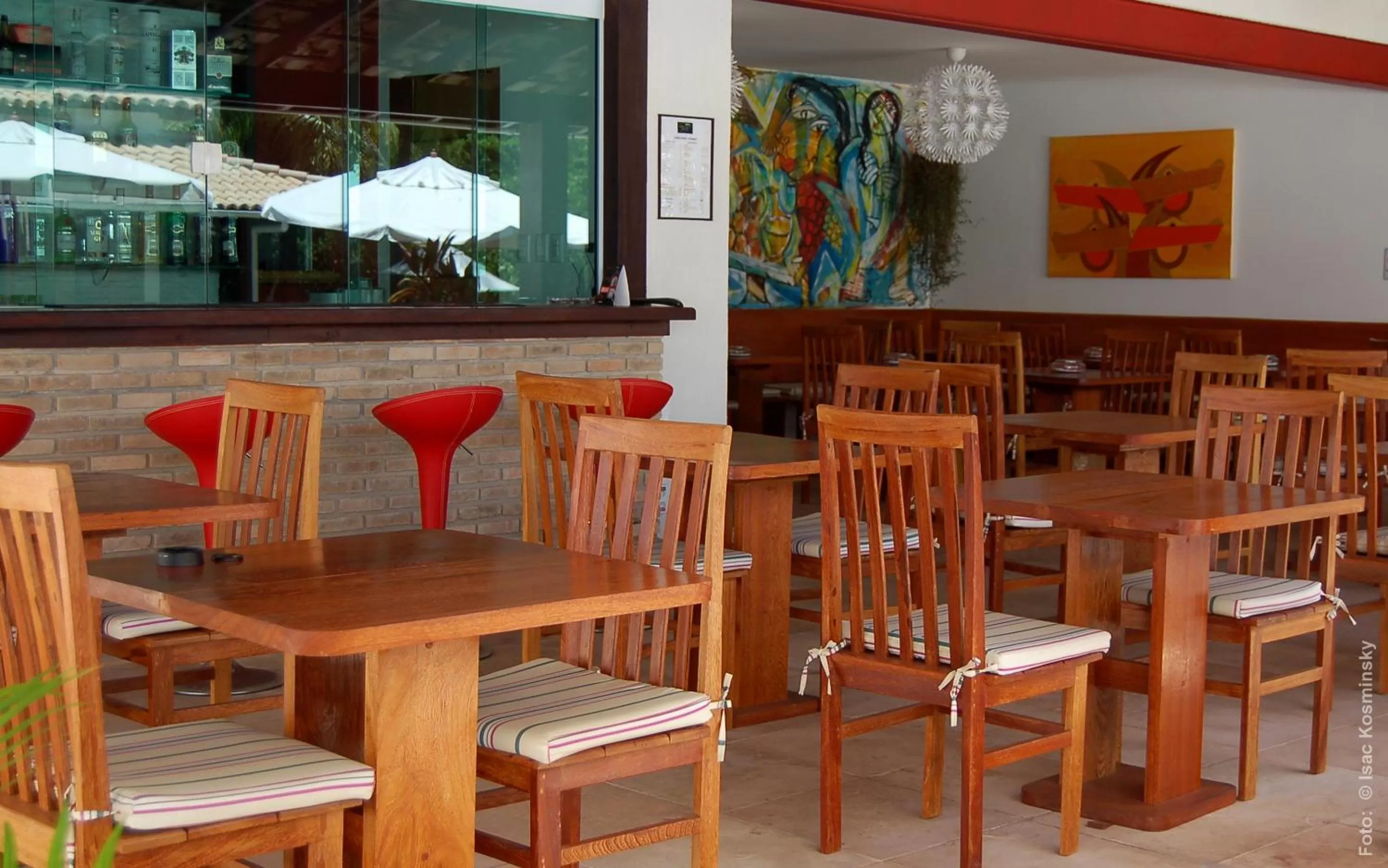 Lounge or bar, Restaurant/Places to Eat in Hotel Pousada Salvador Paradise