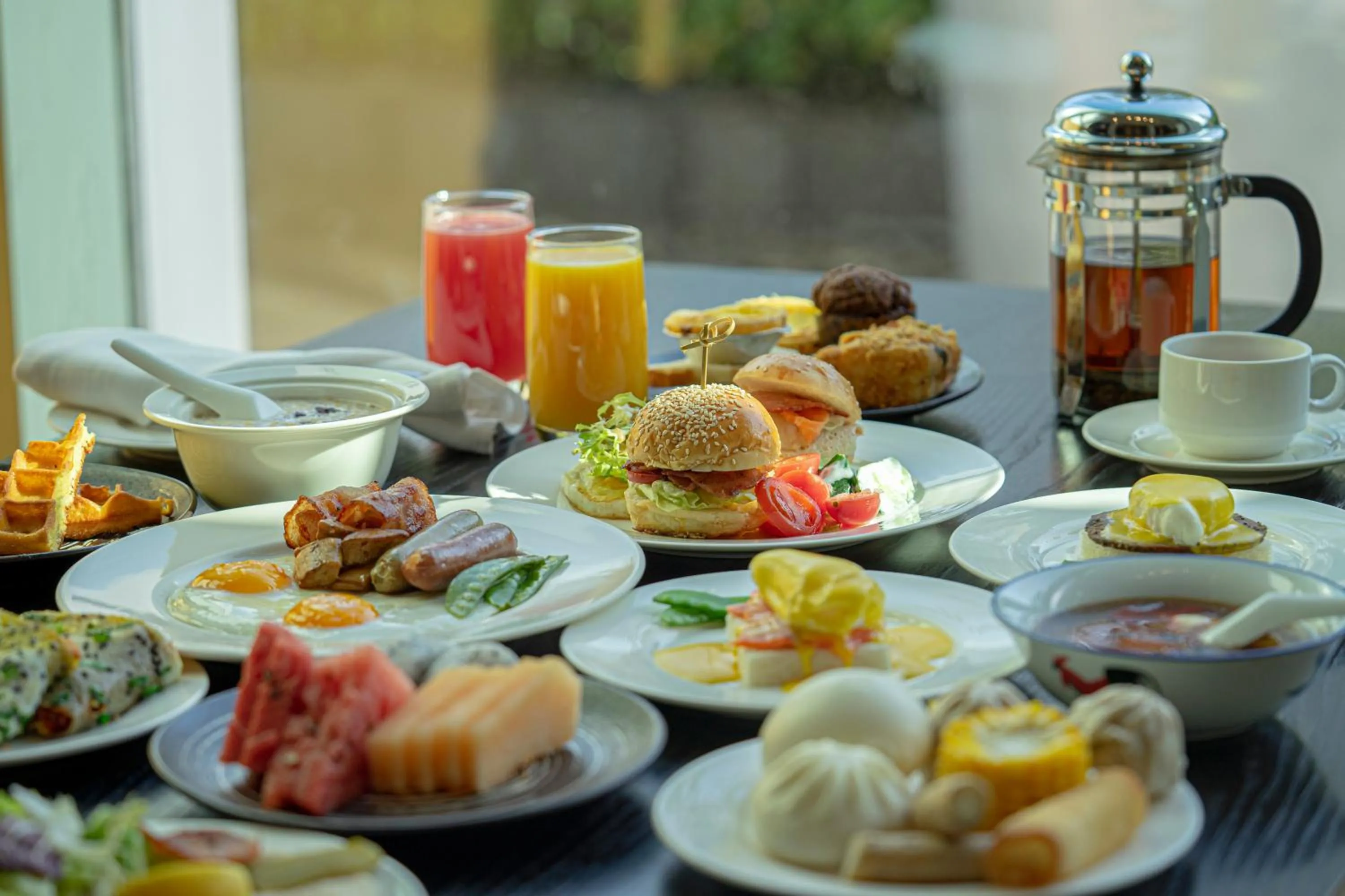 Breakfast in Hyatt Regency Tianjin East