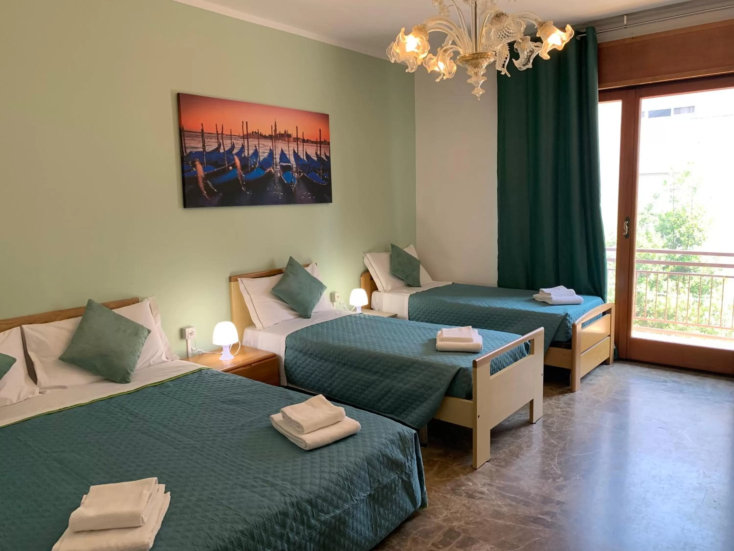 Bed in VENICE NIGHT APPARTMENT