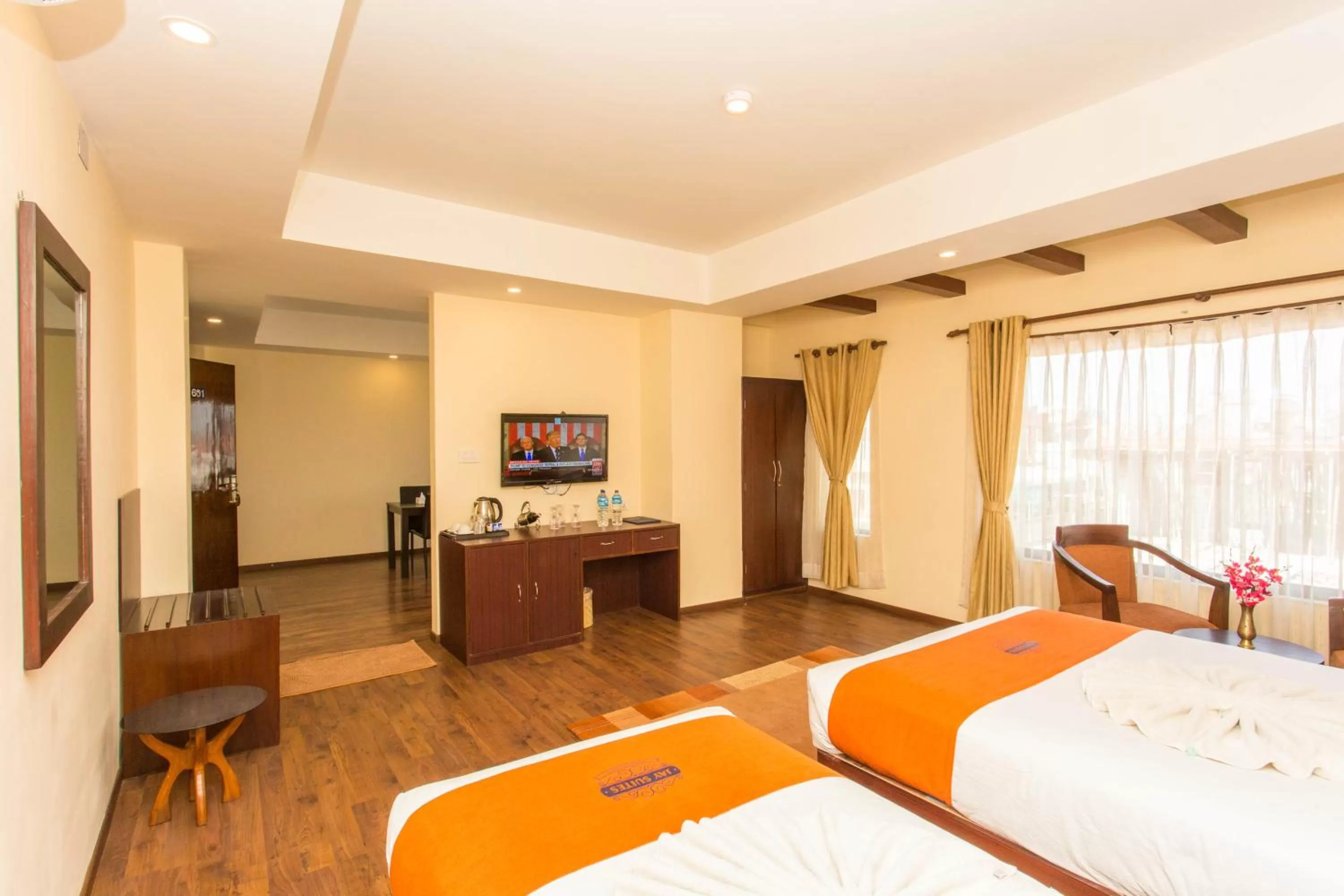 Bedroom, Bed in Hotel Jay Suites