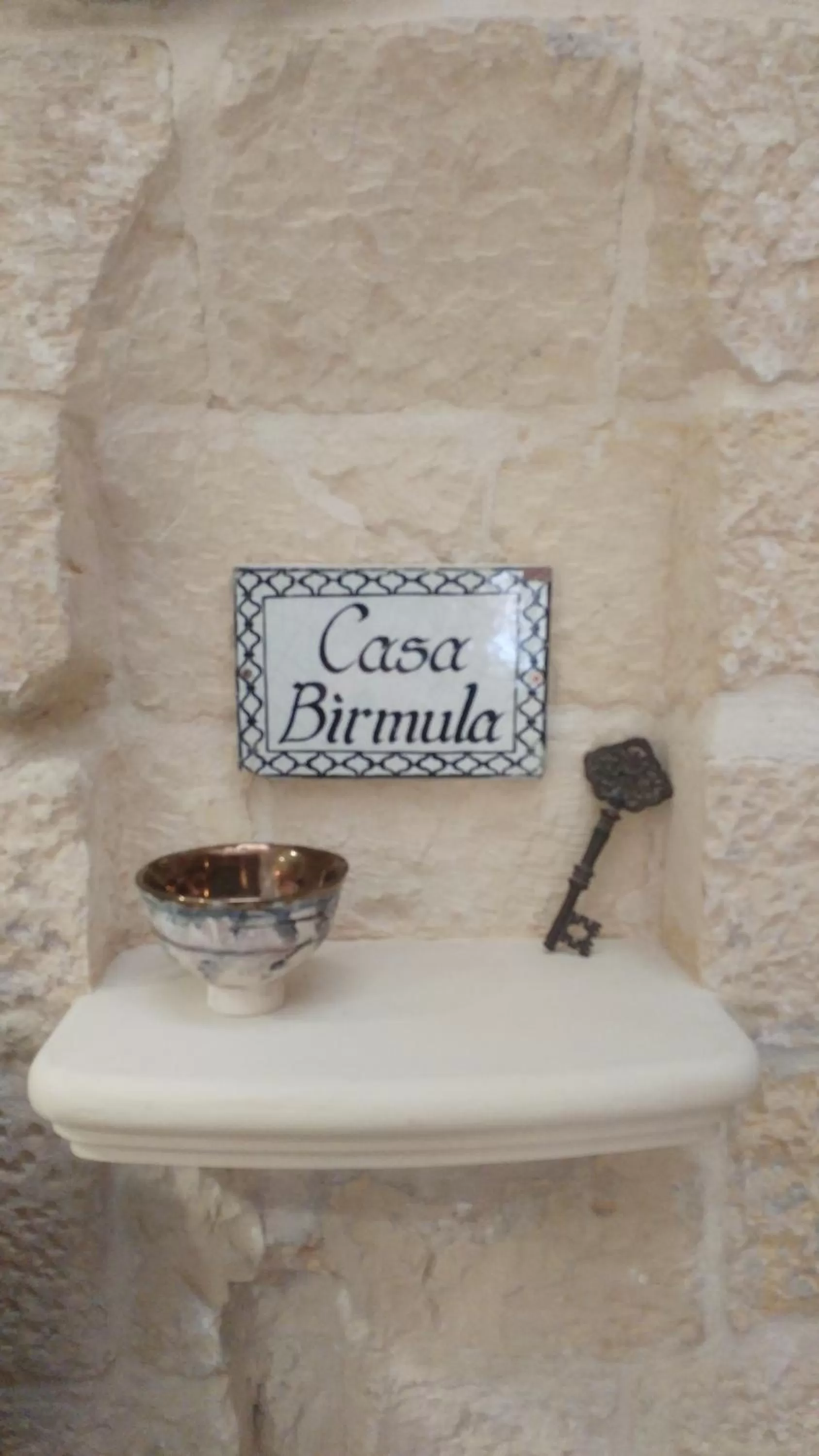 Decorative detail in Casa Birmula Boutique Hotel