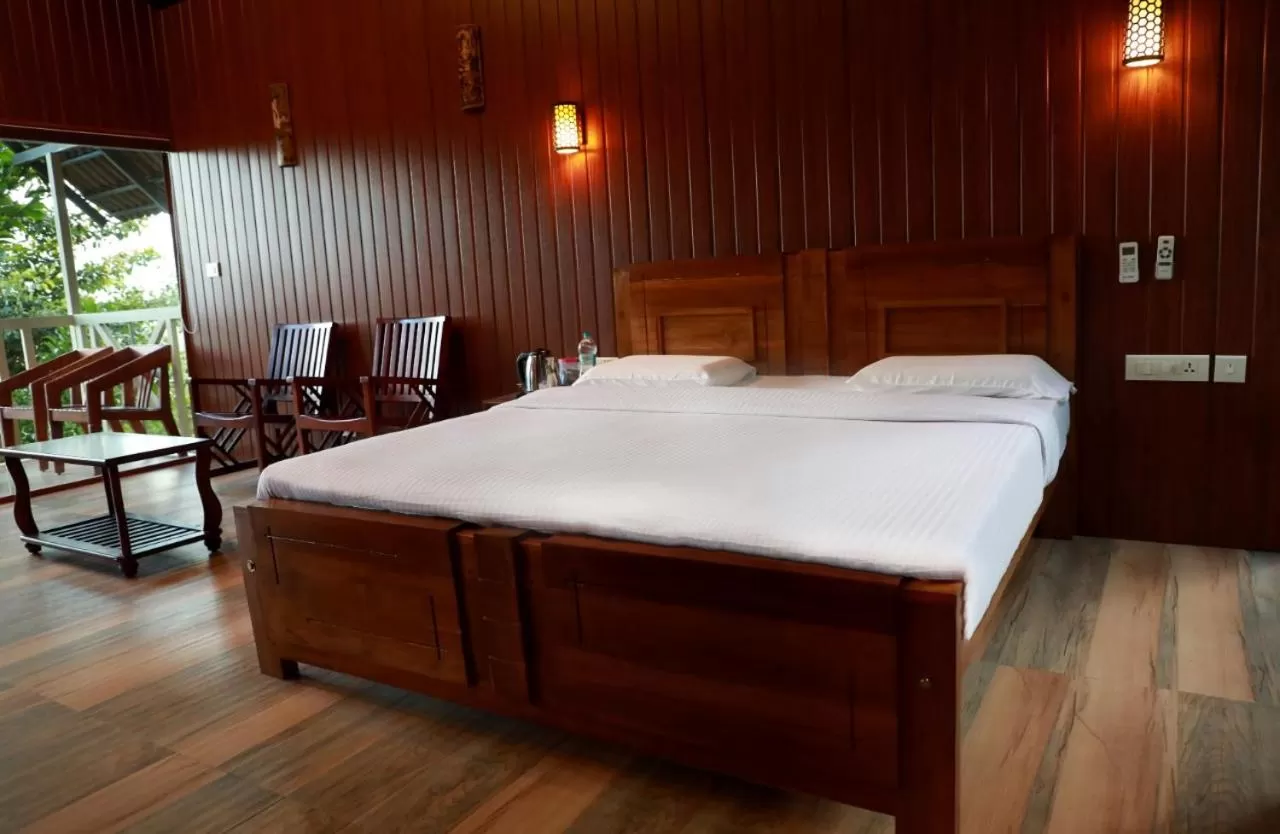 Bed in Woodrose Resort