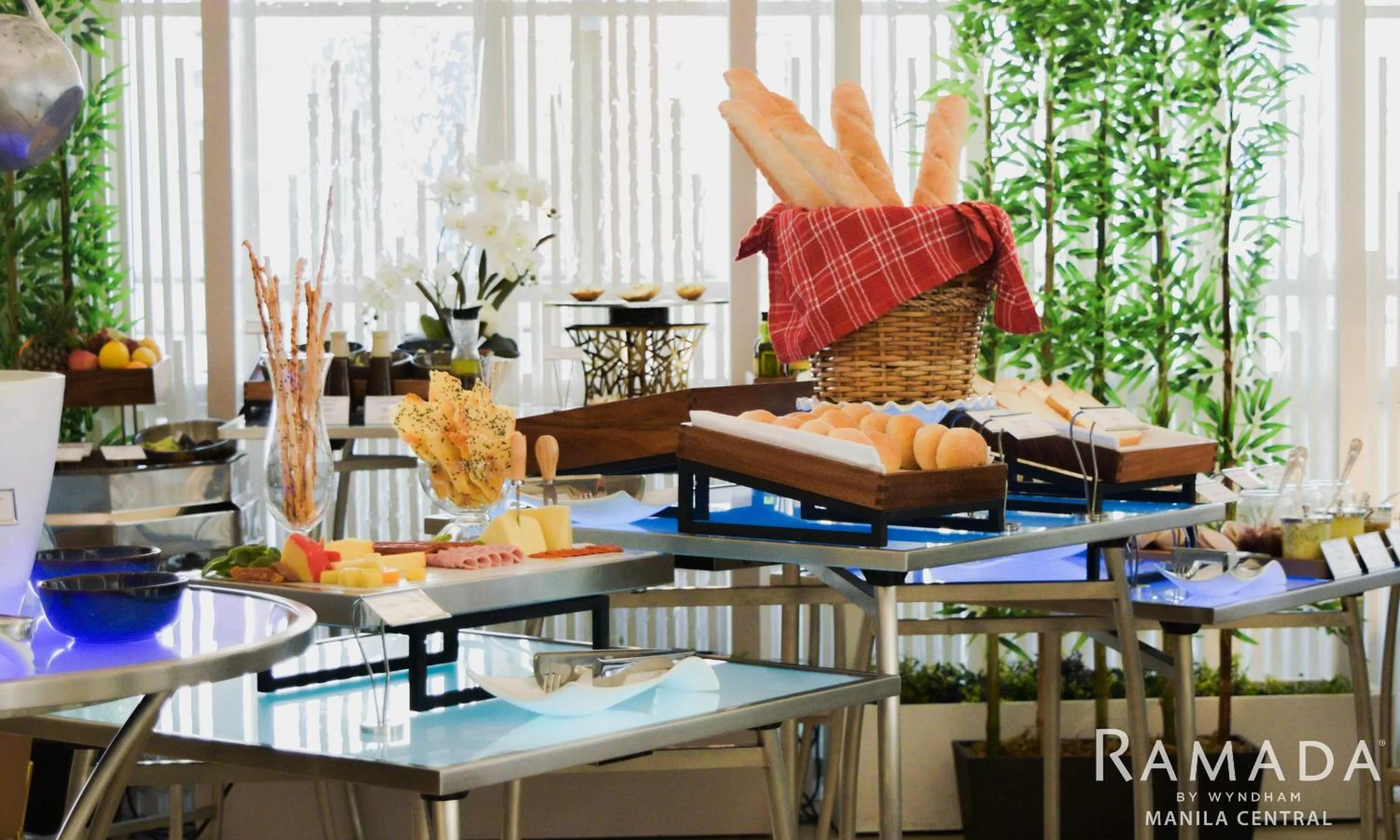 Buffet breakfast in Ramada by Wyndham Manila Central