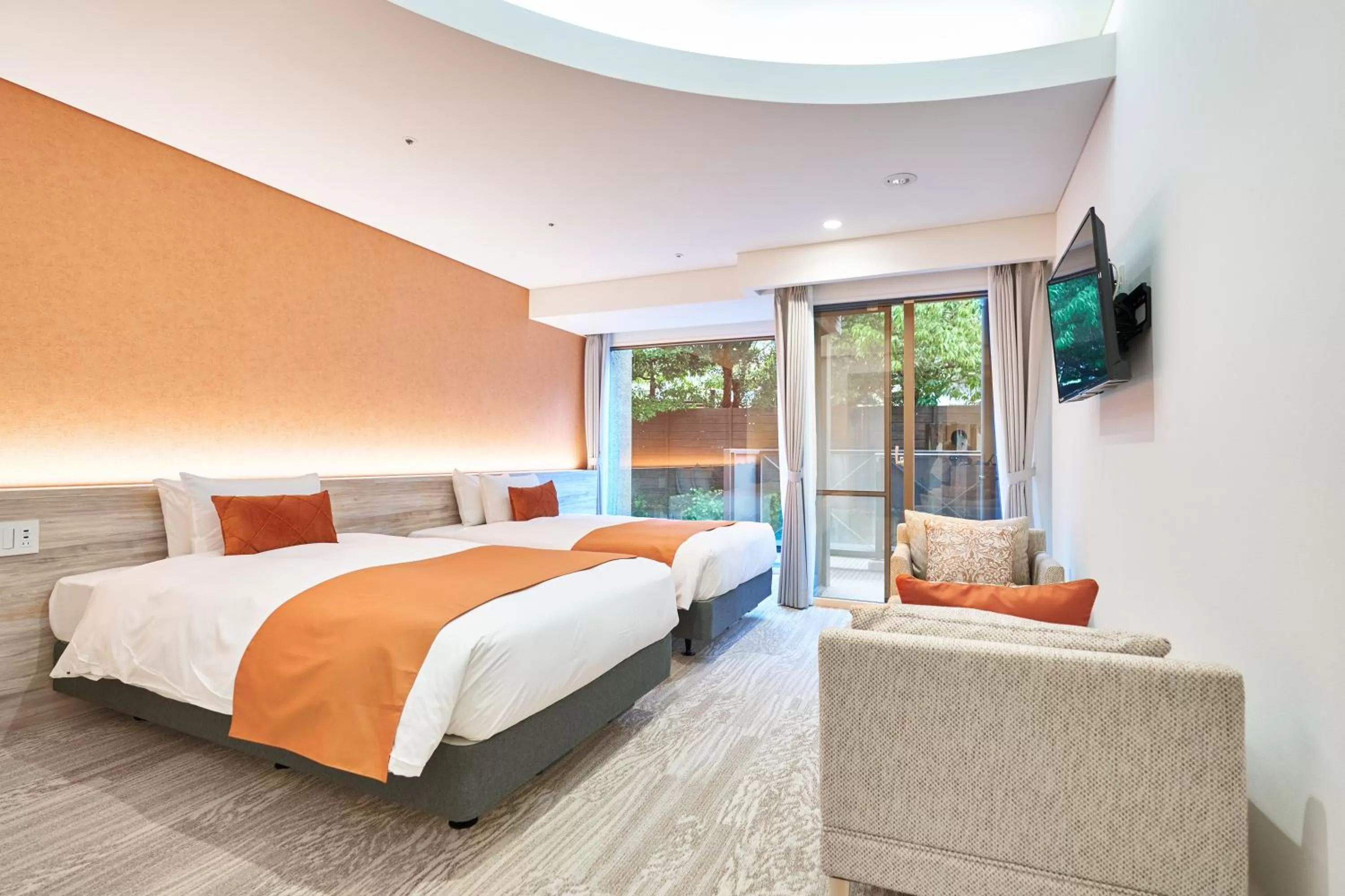 Bed in WeBase KAMAKURA