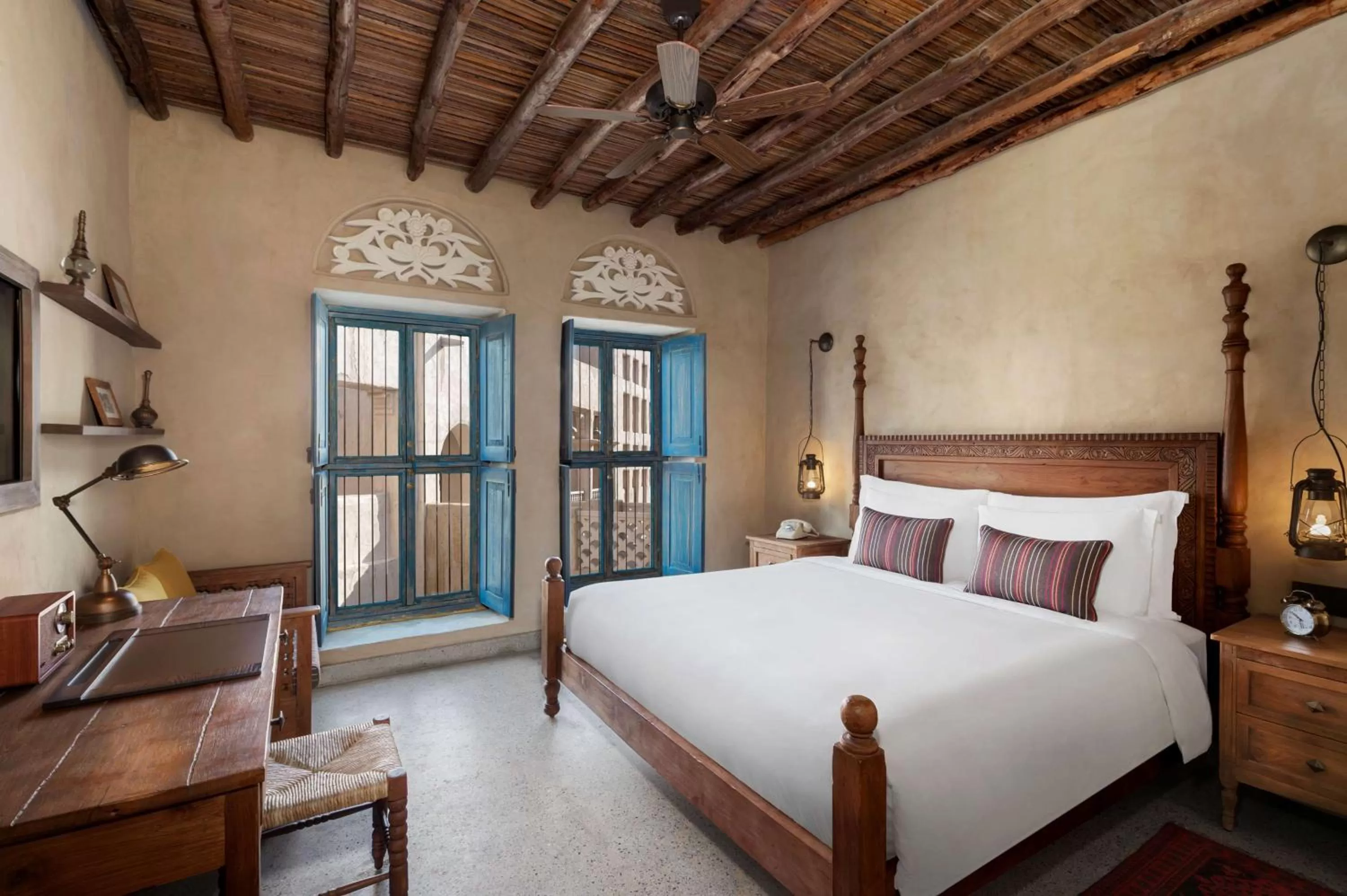 Bed in Al Seef Heritage Hotel Dubai, Curio Collection by Hilton
