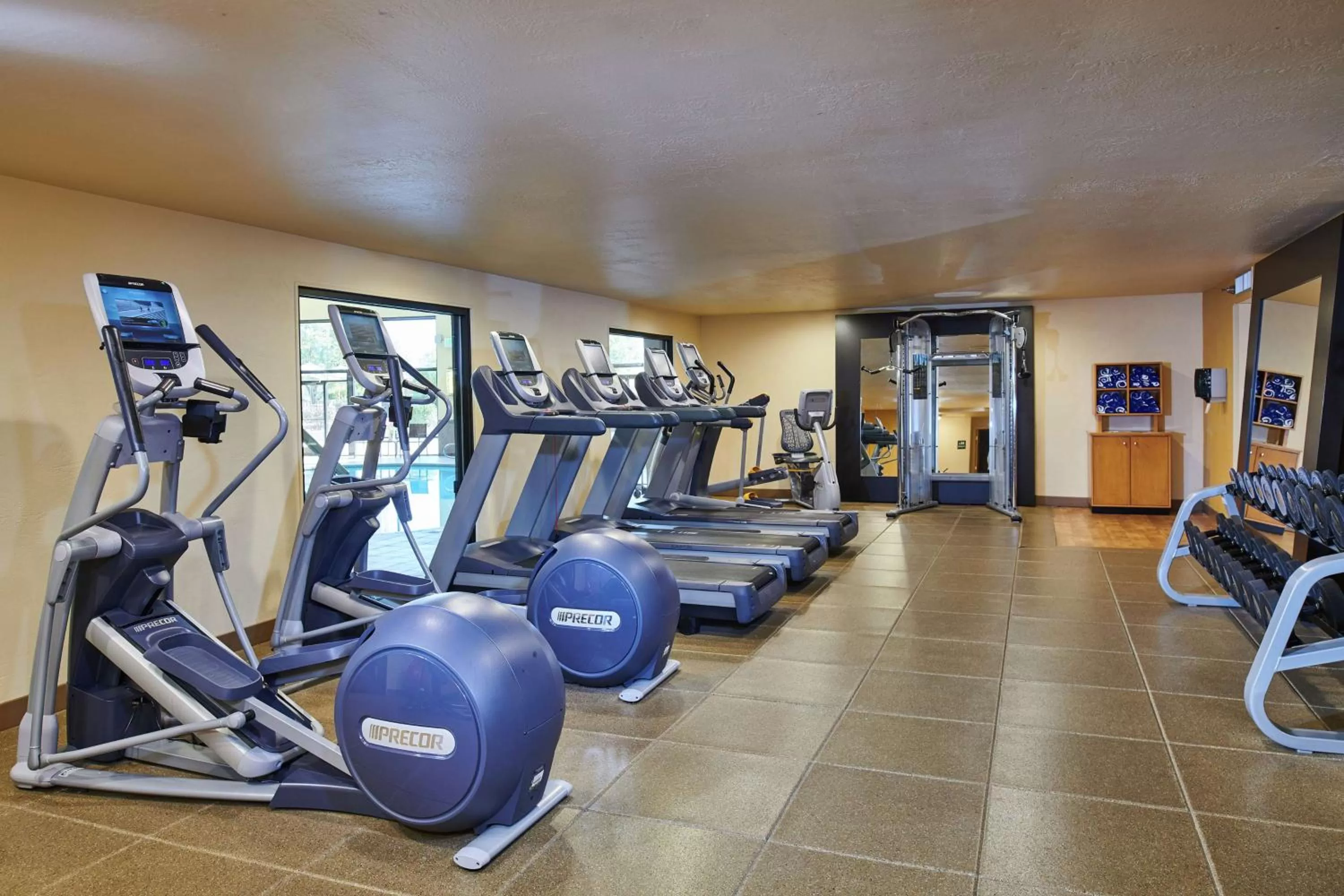 Fitness centre/facilities in DoubleTree by Hilton Hotel Salt Lake City Airport