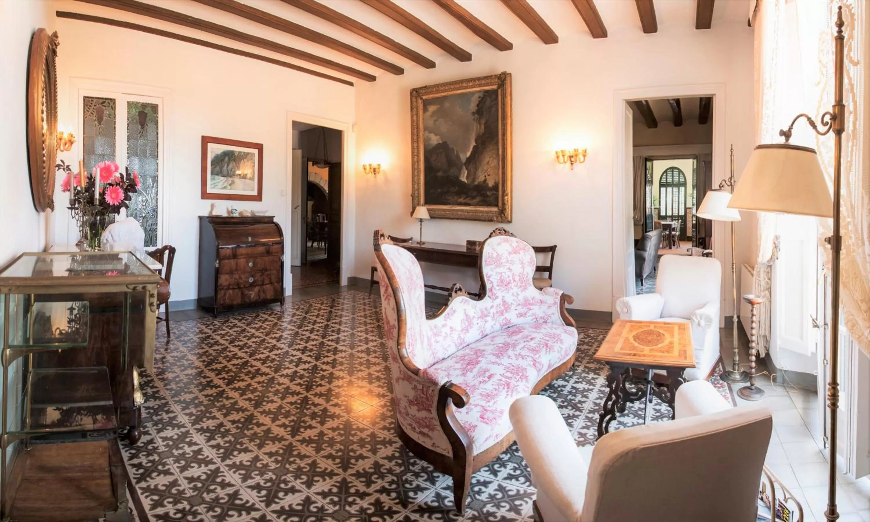 Living room in B&B Can Casadella