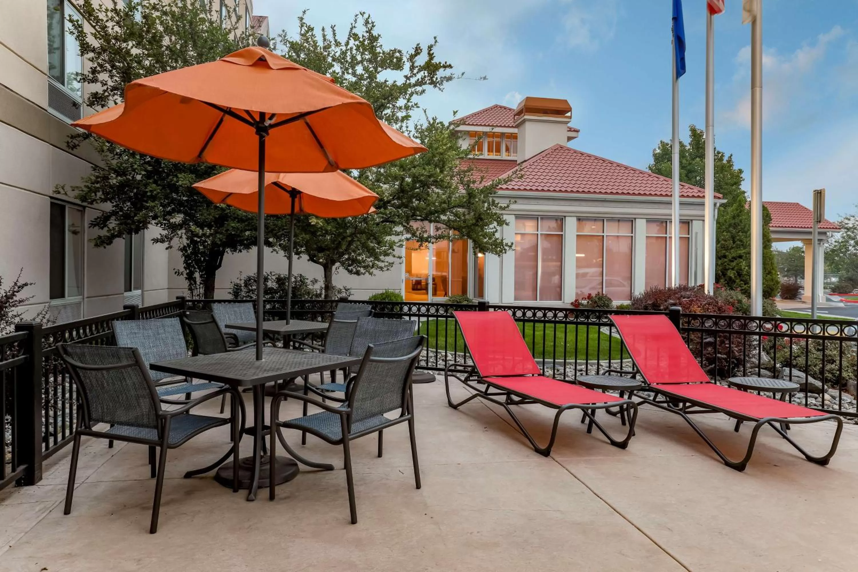 Patio in Hilton Garden Inn Reno