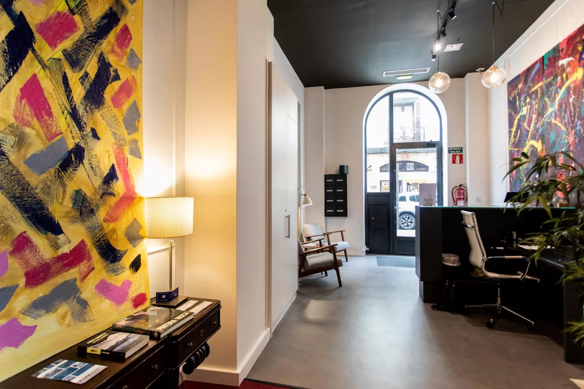 Lobby or reception in Hotel Trueba