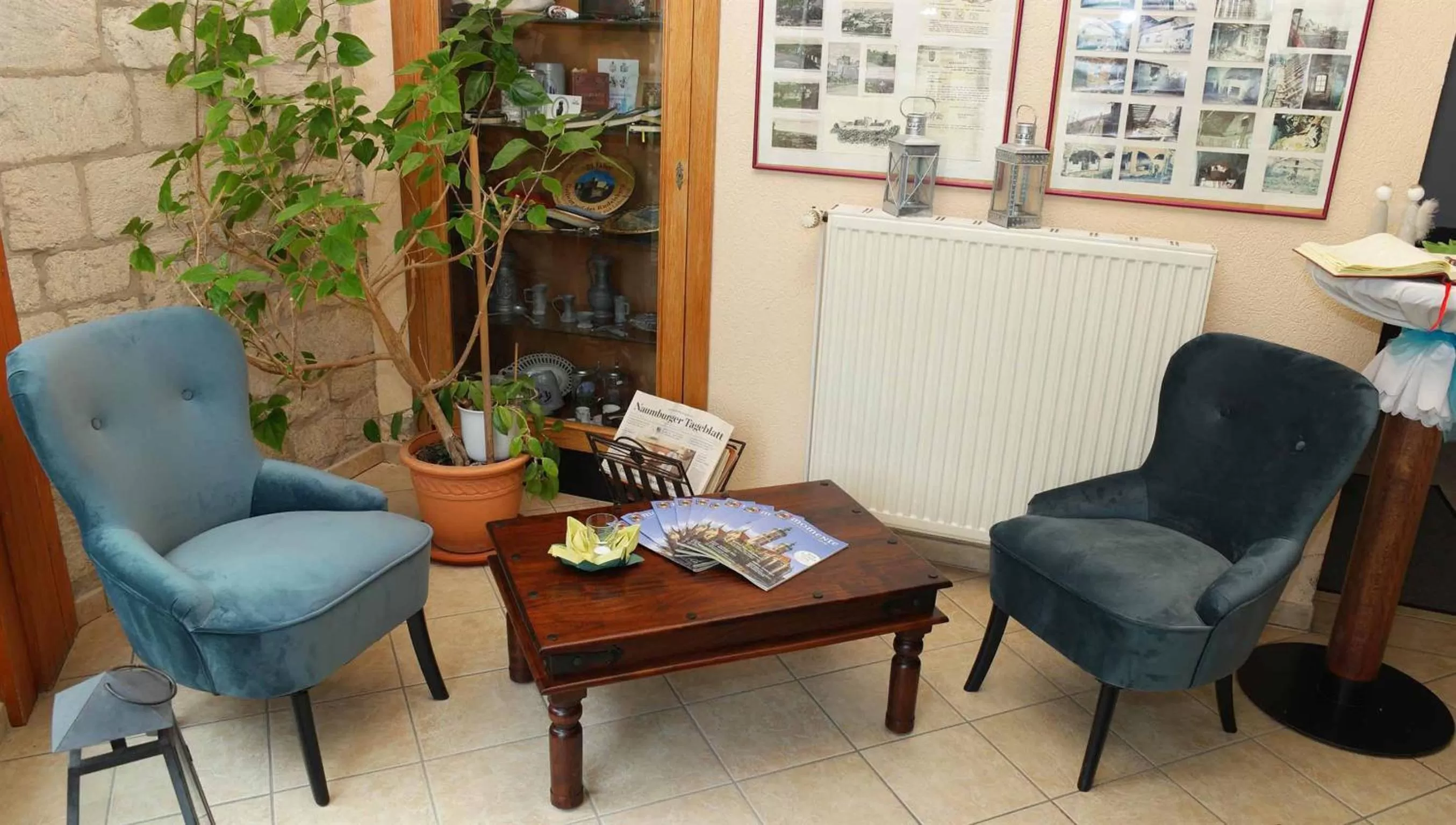 Lobby or reception in Hotel und Restaurant Rittergut Kreipitzsch