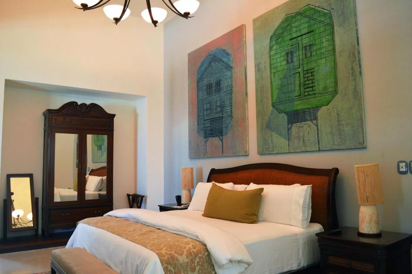 Bed in Delfina Boutique Hotel