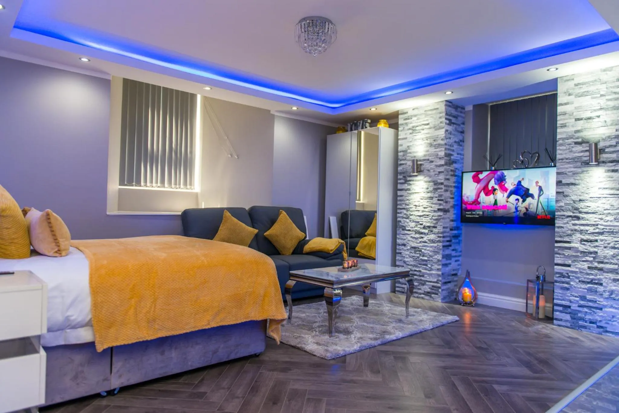 Bed in Meridian Serviced Apartments