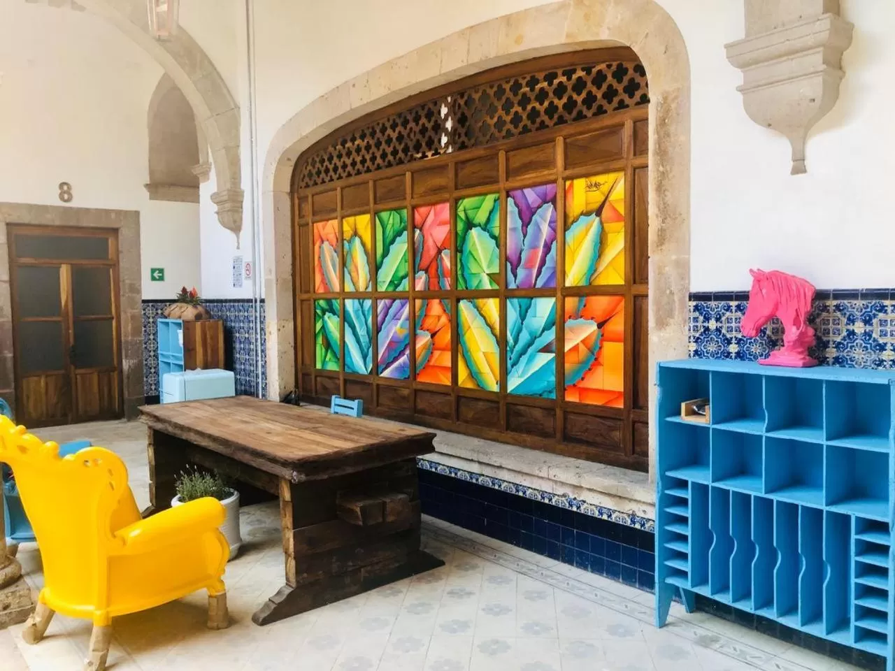 Lobby or reception in NaNa Vida Hotel Morelia