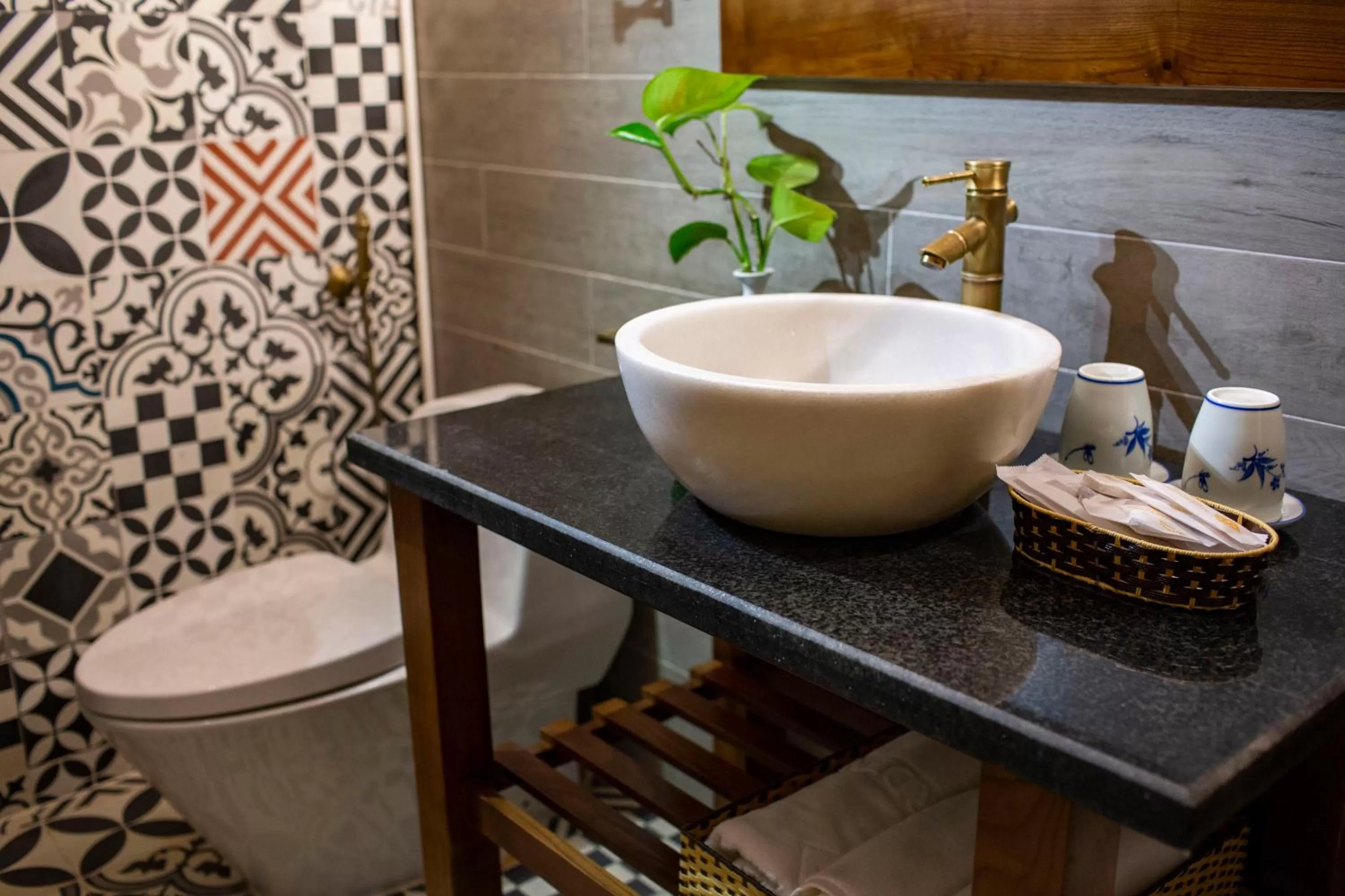 Bathroom in Bai Dinh Garden Resort & Spa