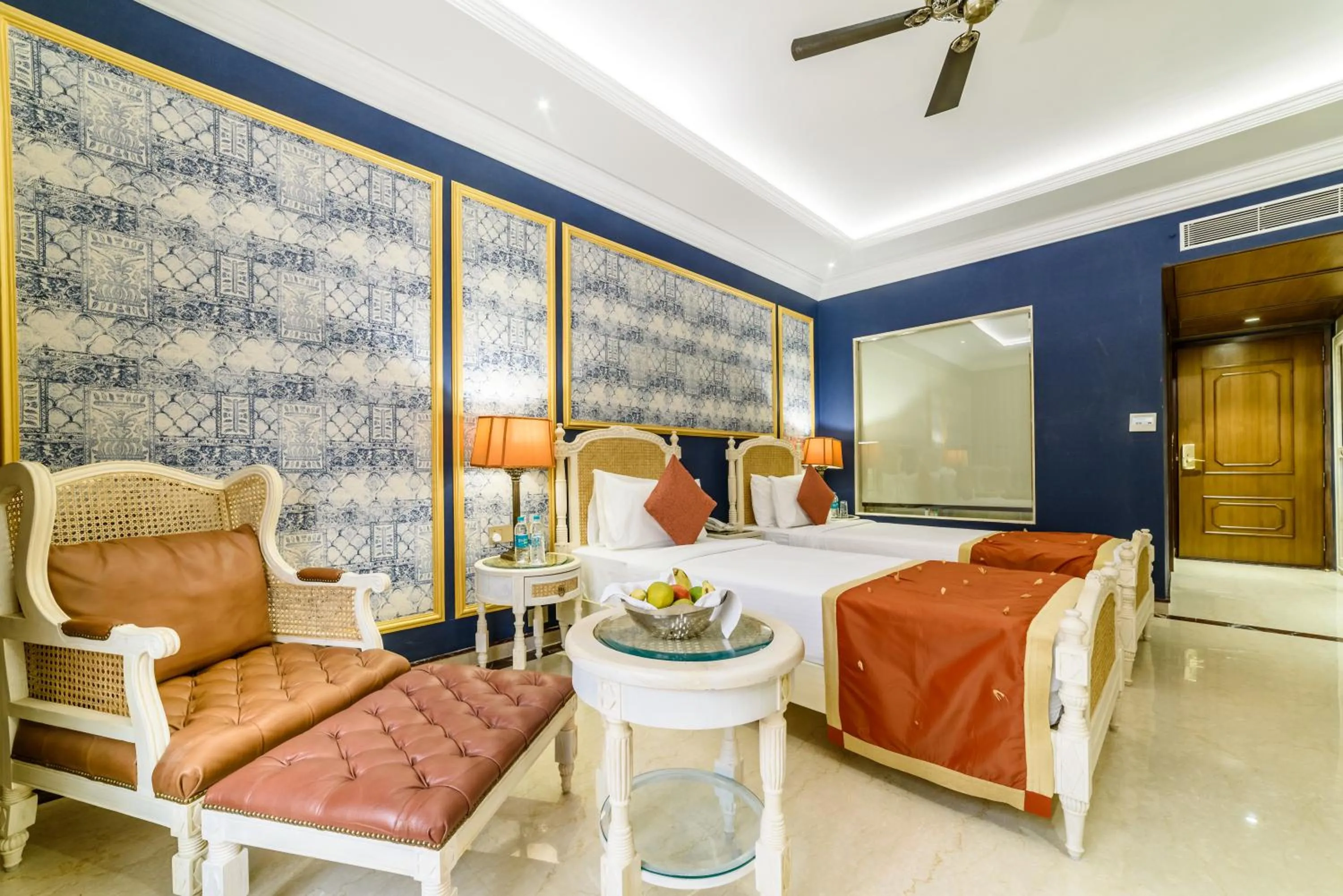 Photo of the whole room, Bed in Fort Rajwada,Jaisalmer