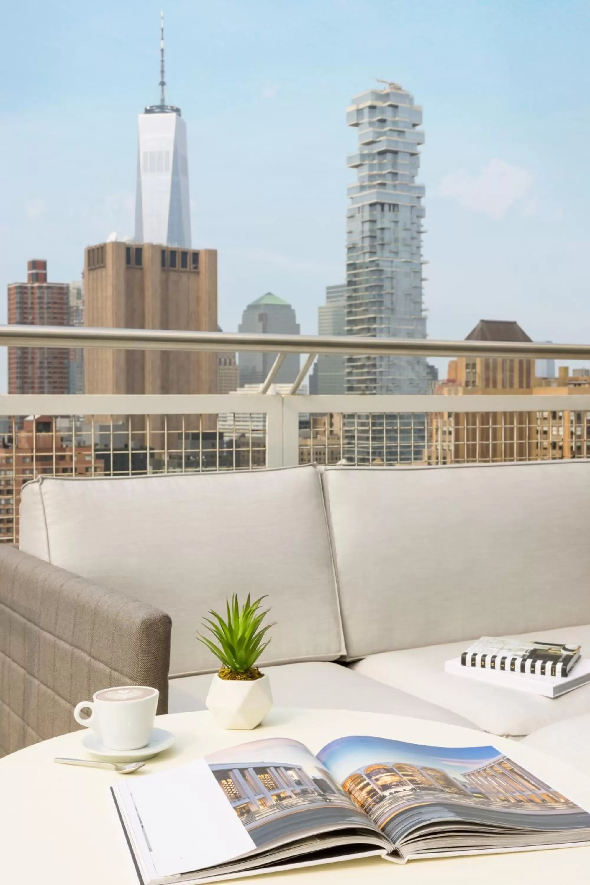 Seating area in NoMo SoHo