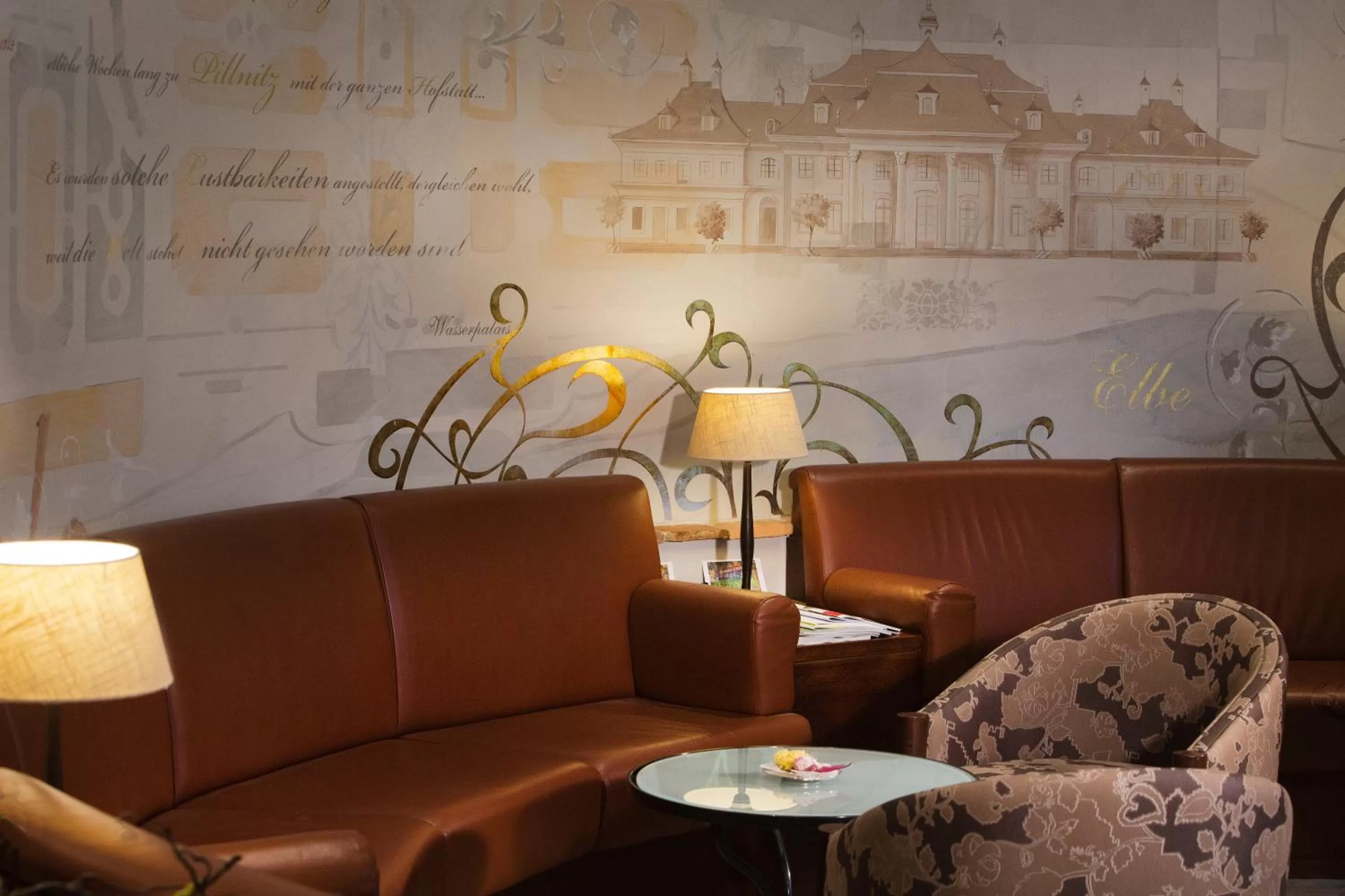 Lobby or reception in Schloss Hotel Dresden Pillnitz