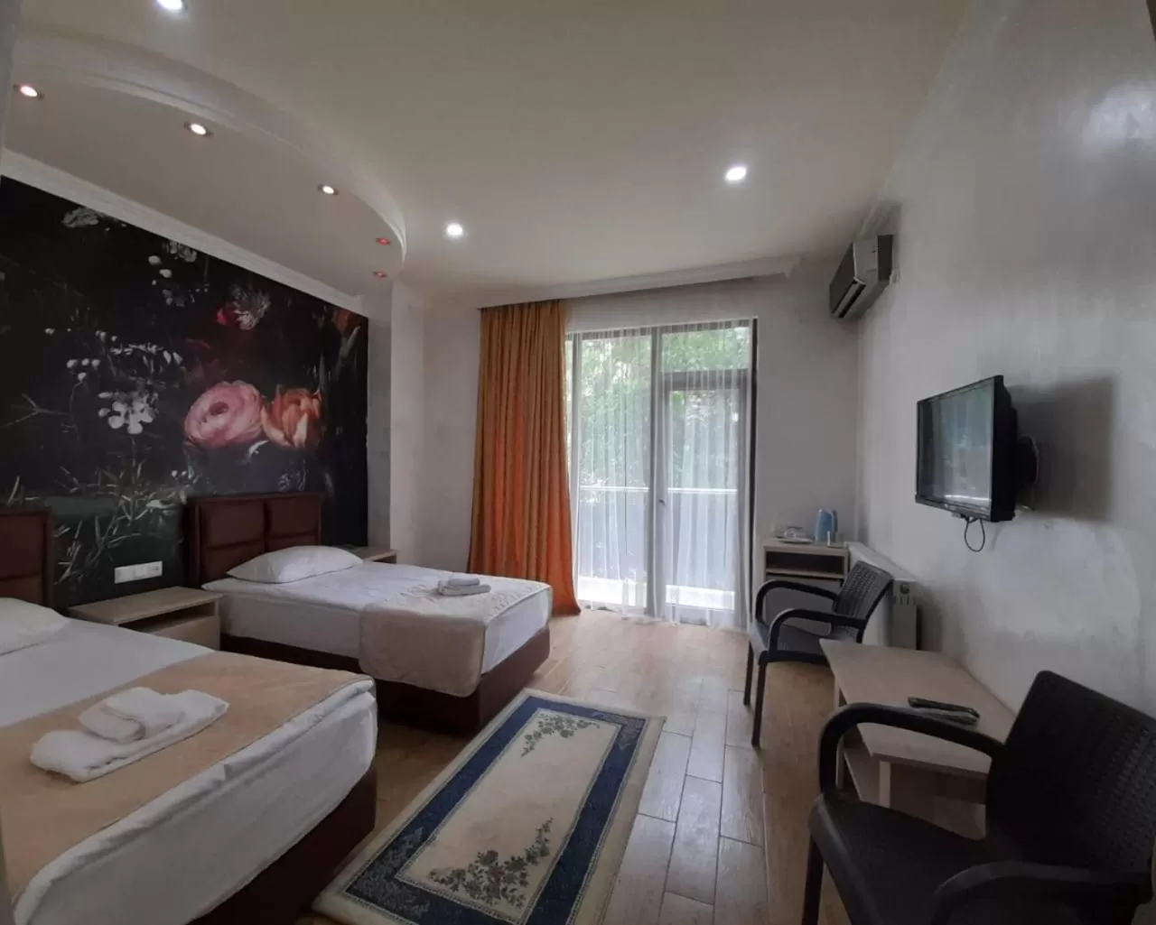 Bed in Hotel Royal Palace