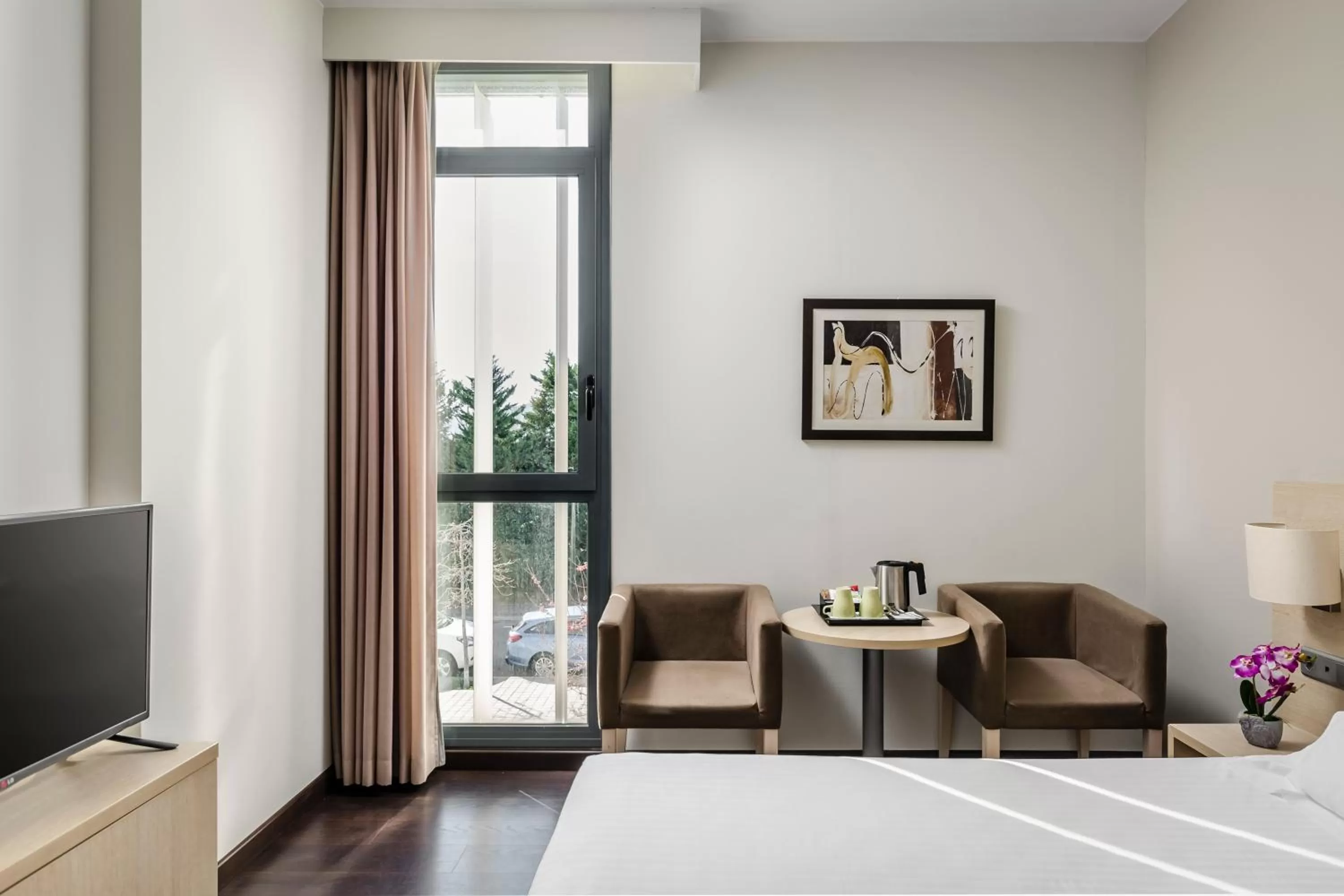 Bed in Hotel Exe Barcelona Gate