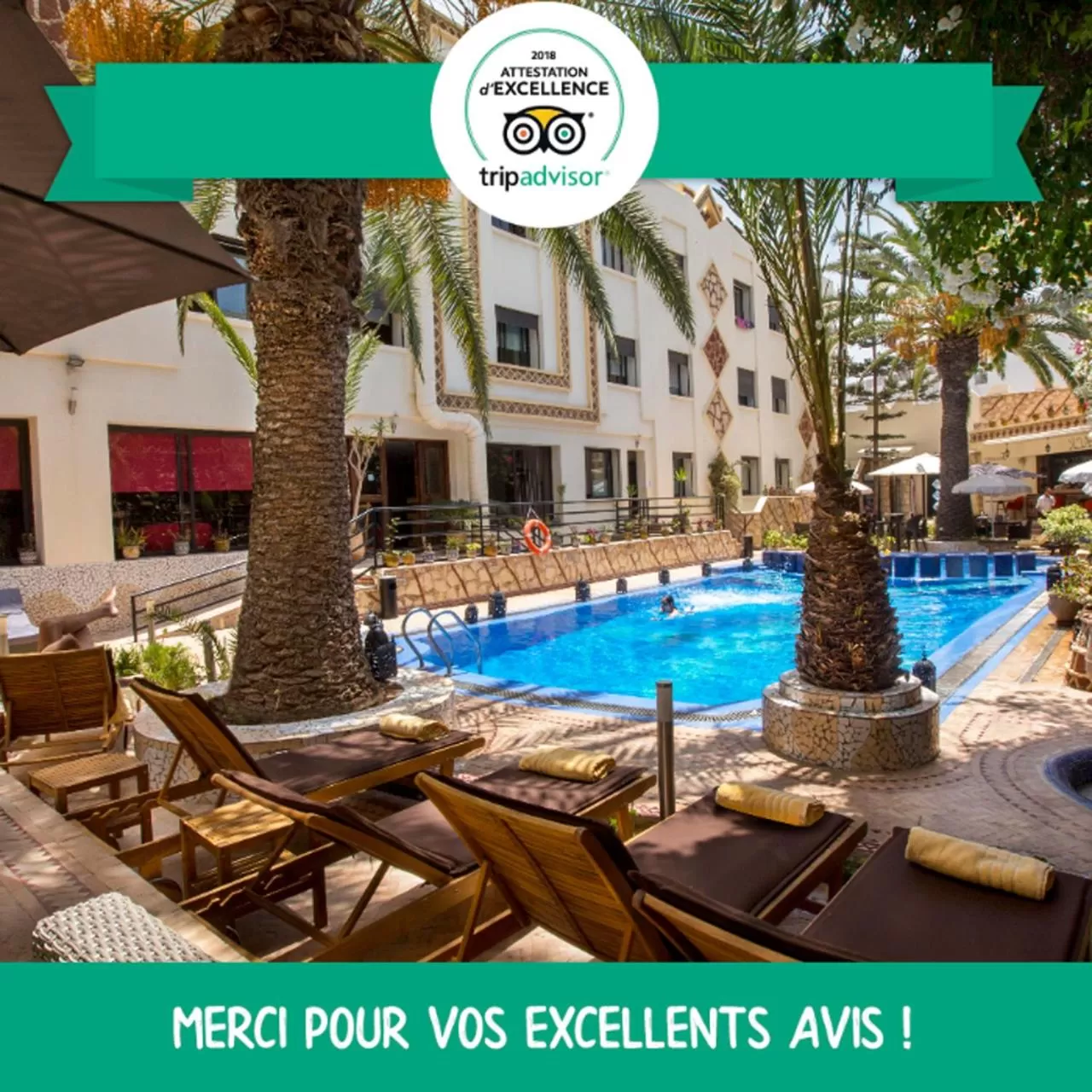 Logo/Certificate/Sign in Atlantic Hotel Agadir