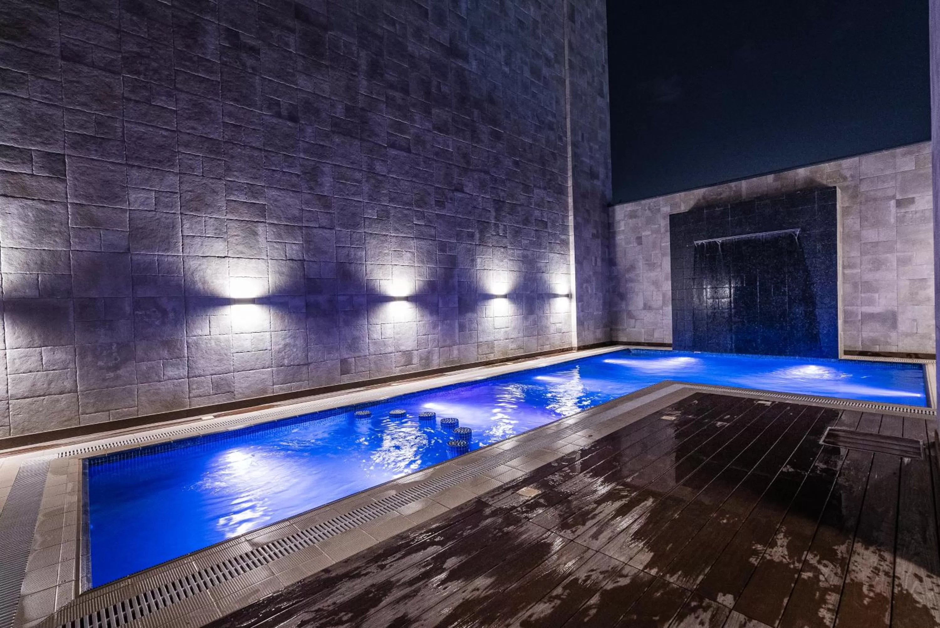 Swimming pool in Tura Residence Olaya - ترى للشقق المخدومة العليا