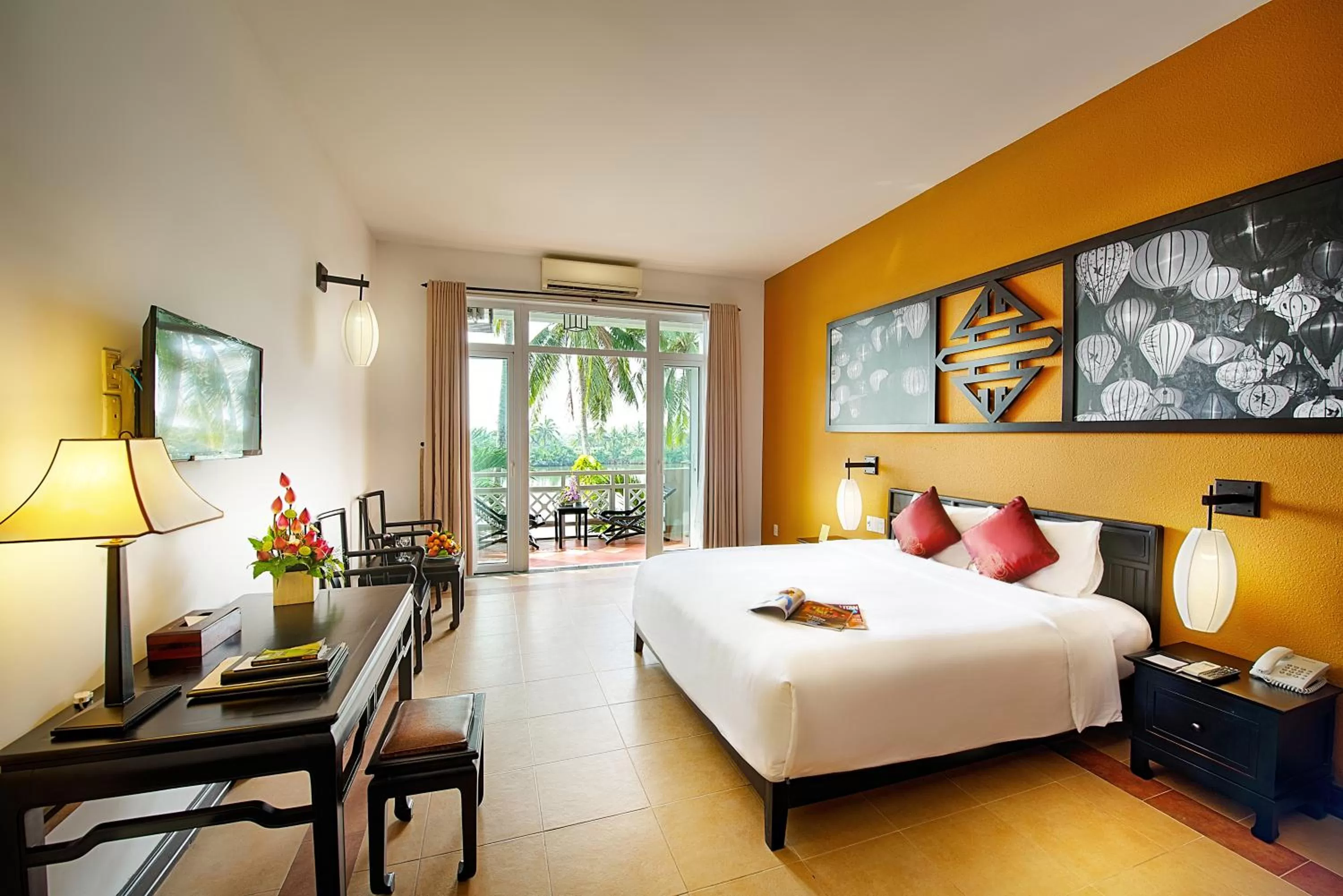 Photo of the whole room, Bed in Hoi An Beach Resort