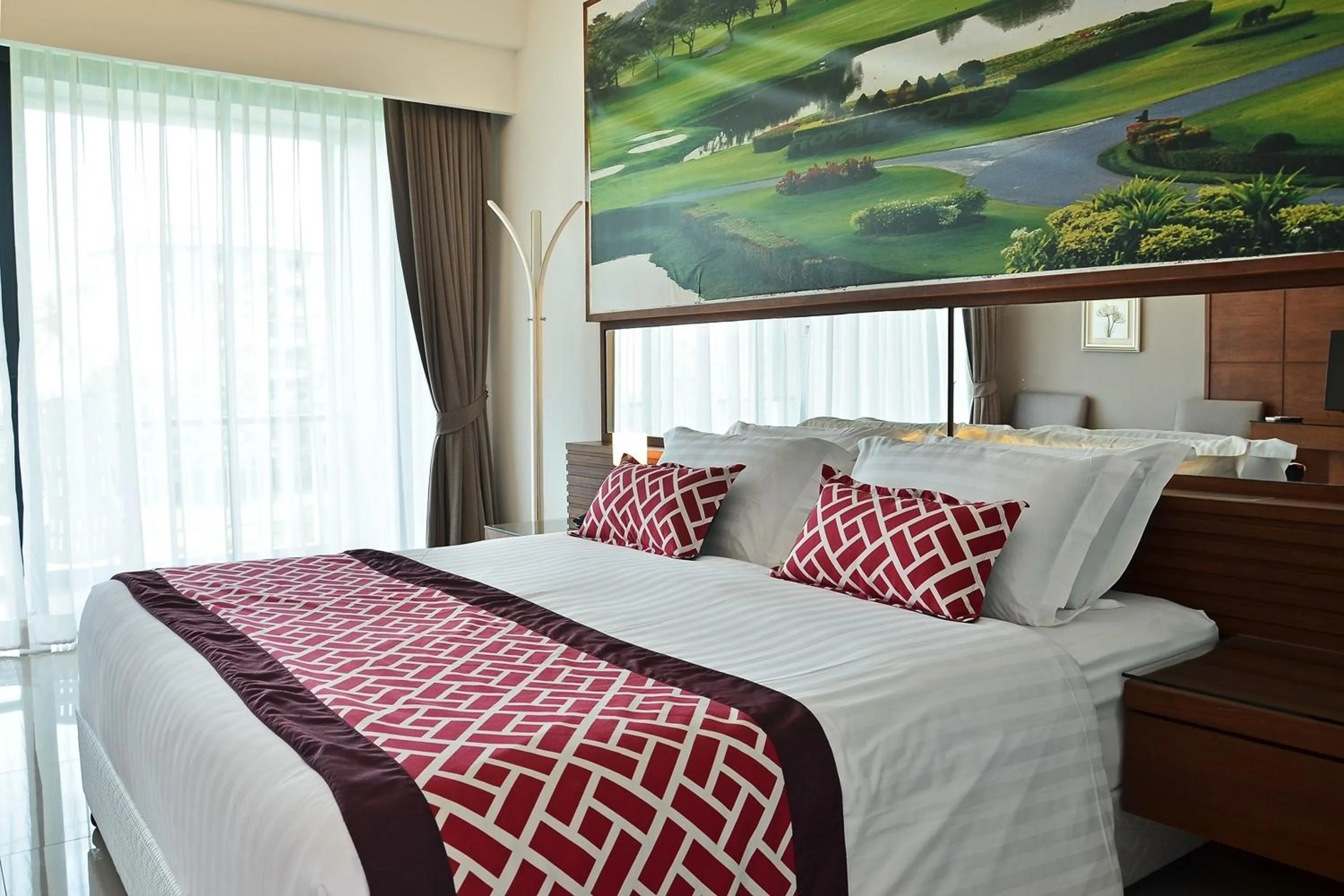 Bed in The Par Phuket SHA Plus