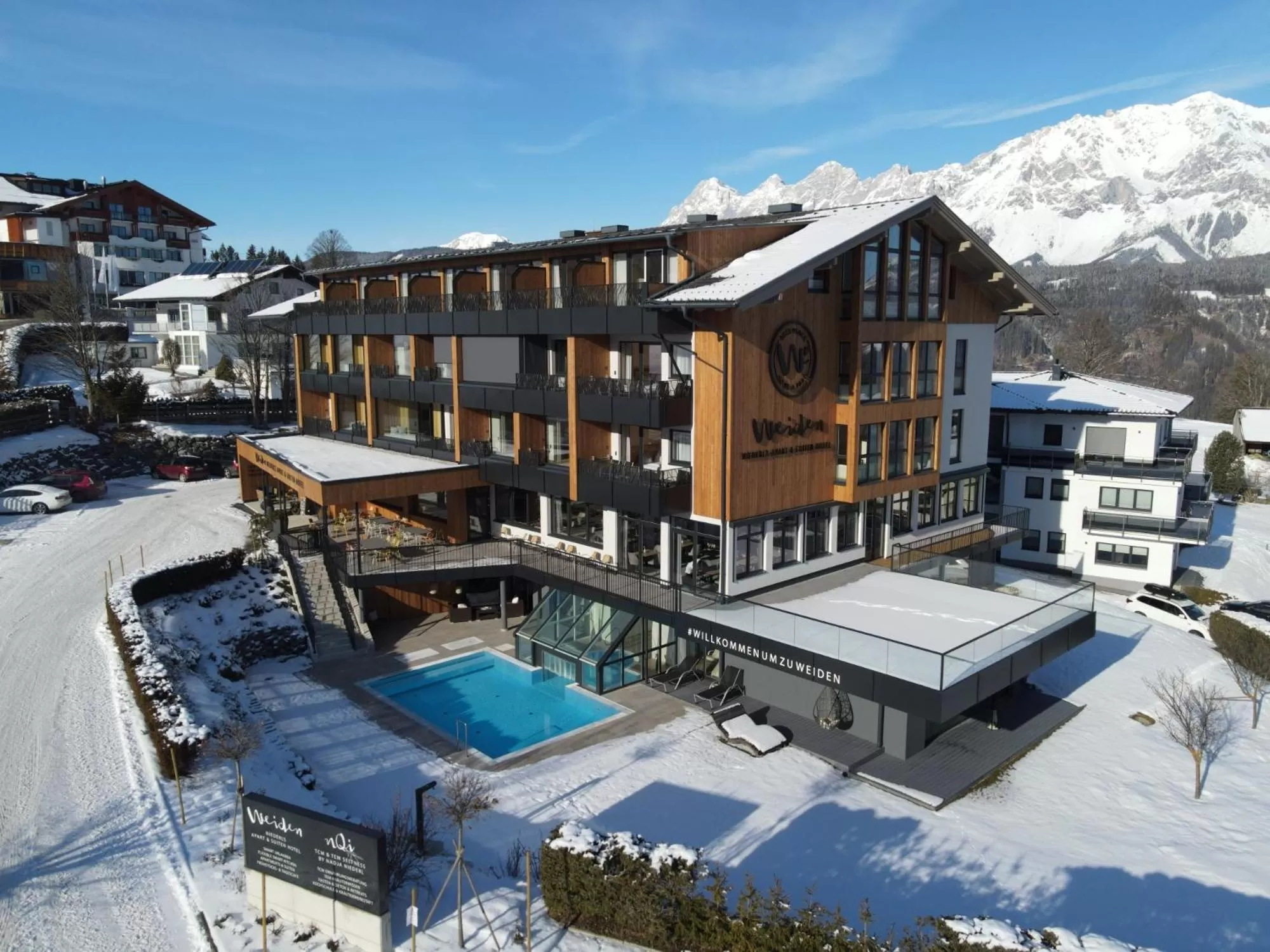 Winter in Apart & Suiten Hotel WEIDEN