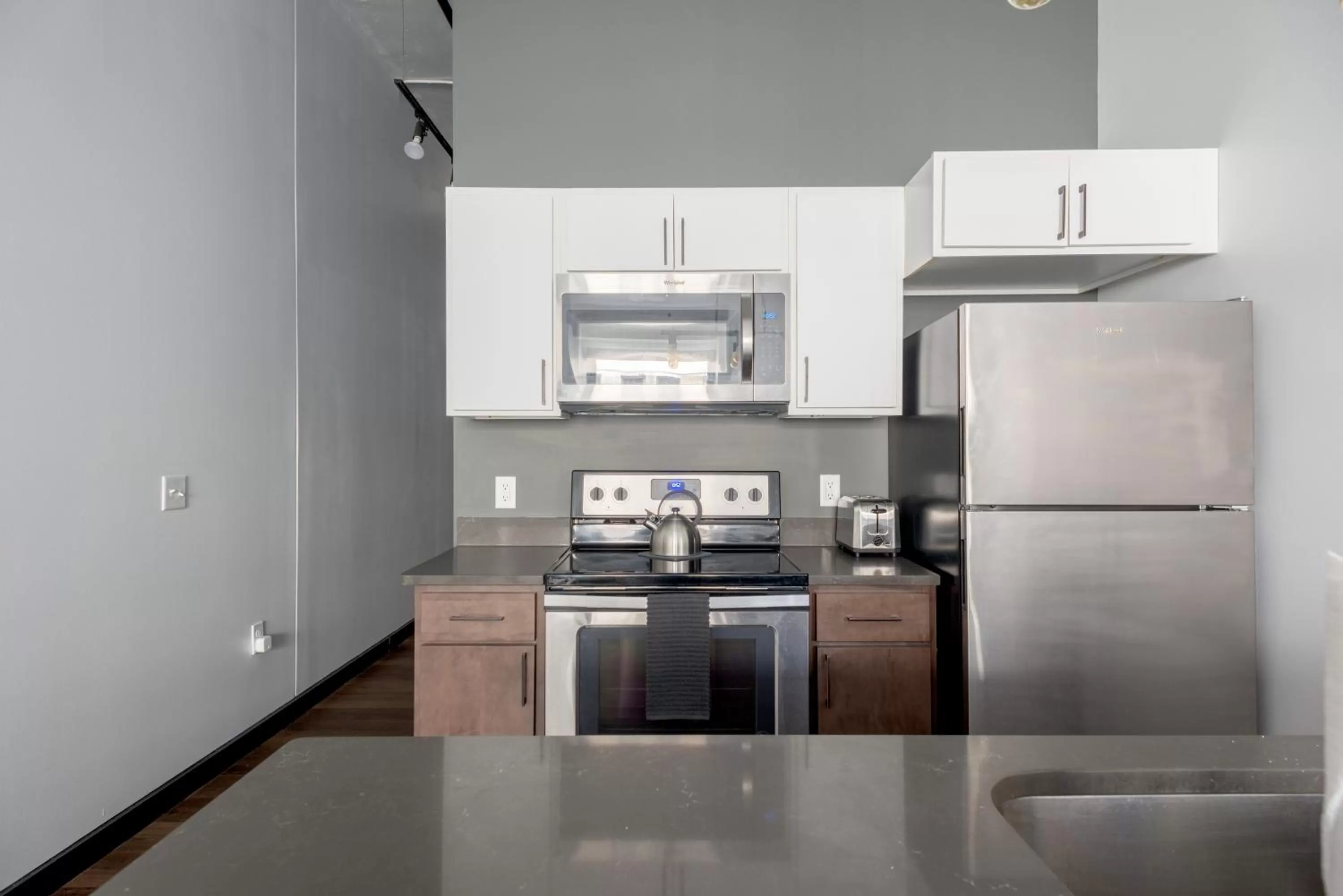 Kitchen or kitchenette, Kitchen/Kitchenette in Mint House Detroit - Times Square