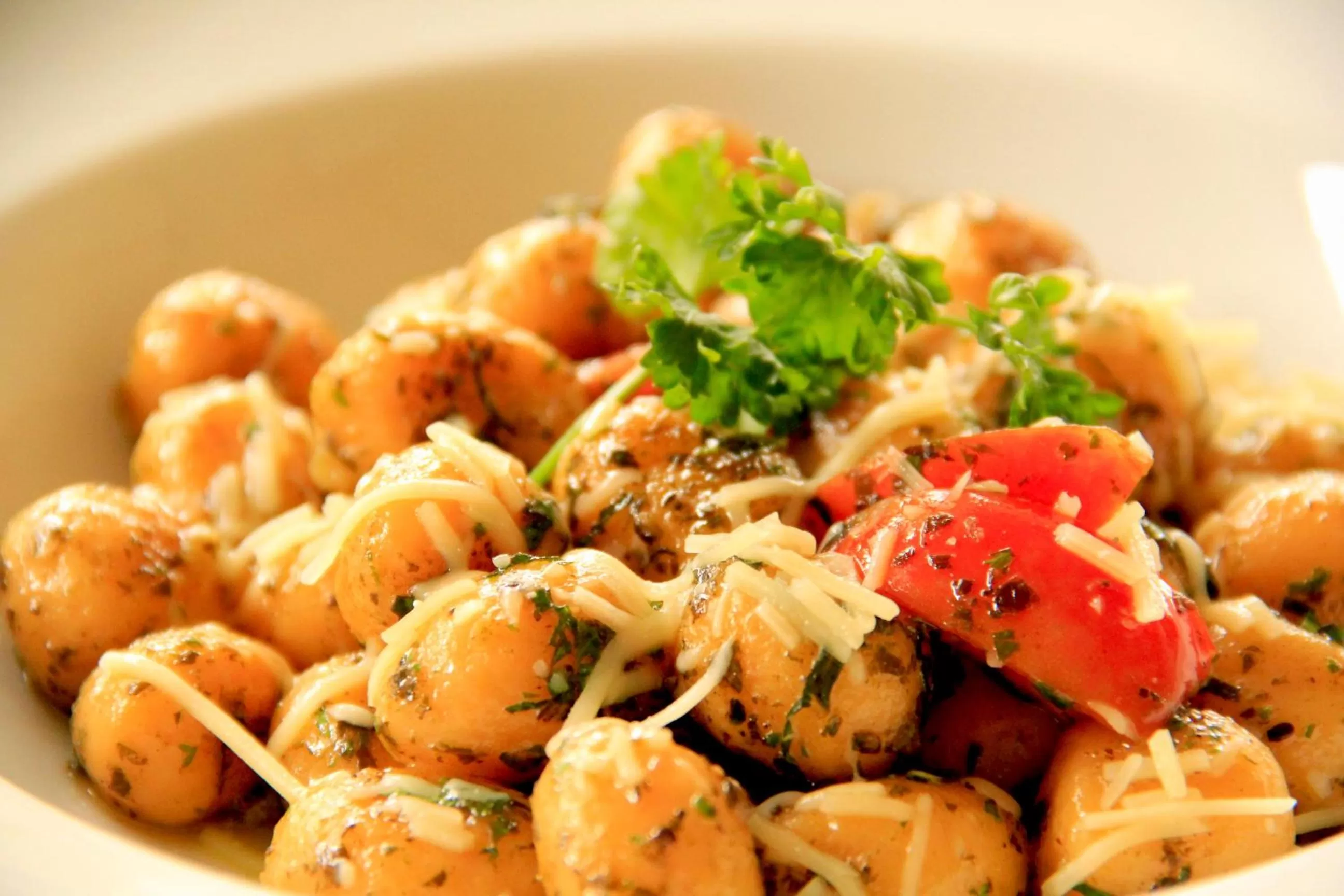 Food close-up in Moorings Hotel