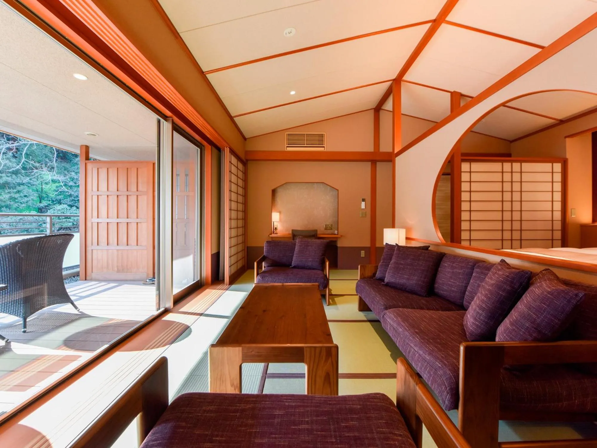 Living room in Okuno Hosomichi