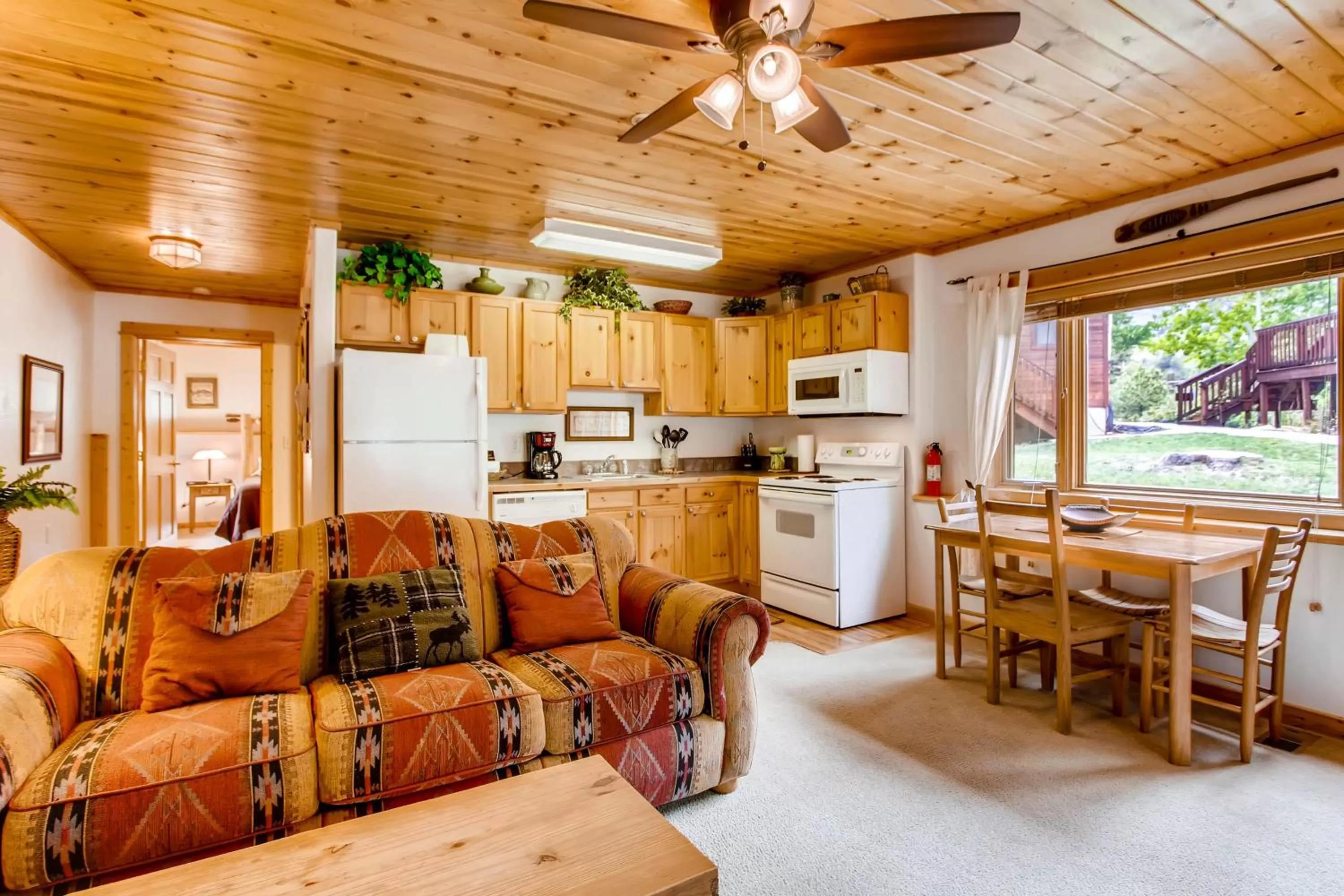 Seating Area in Estes Park Condos