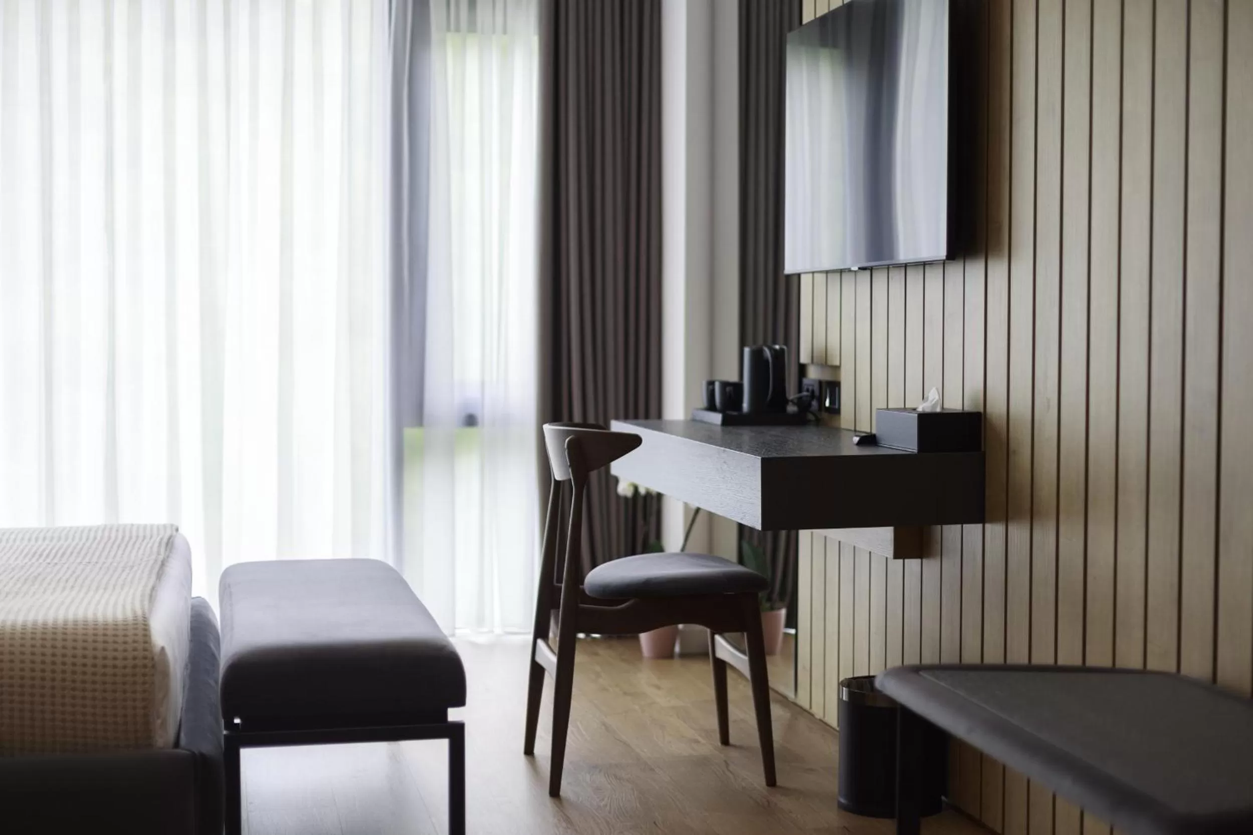 Photo of the whole room, TV/Entertainment Center in Hotel Uji Ftohte Tepelene