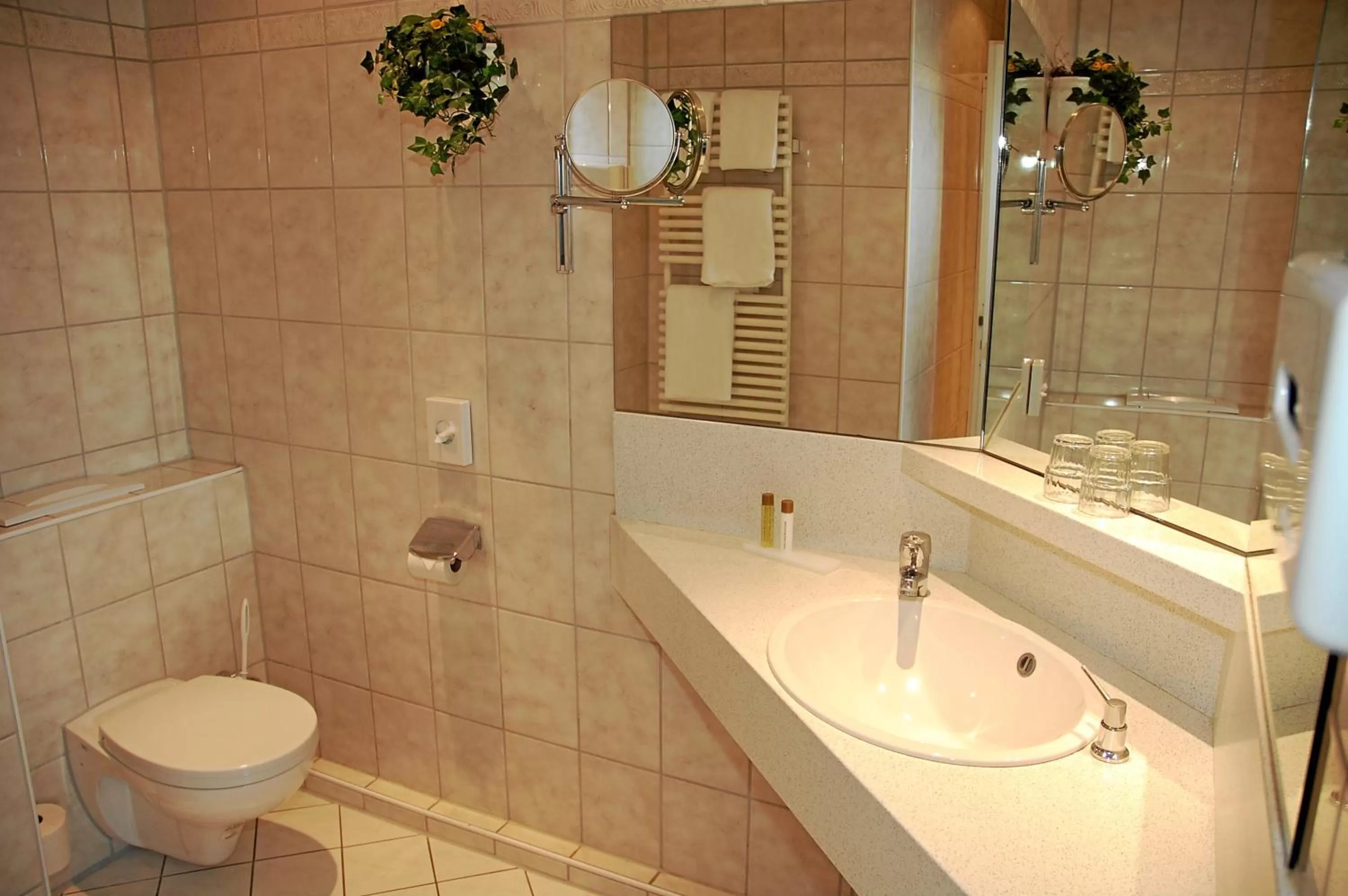 Bathroom in Seehotel Fährhaus