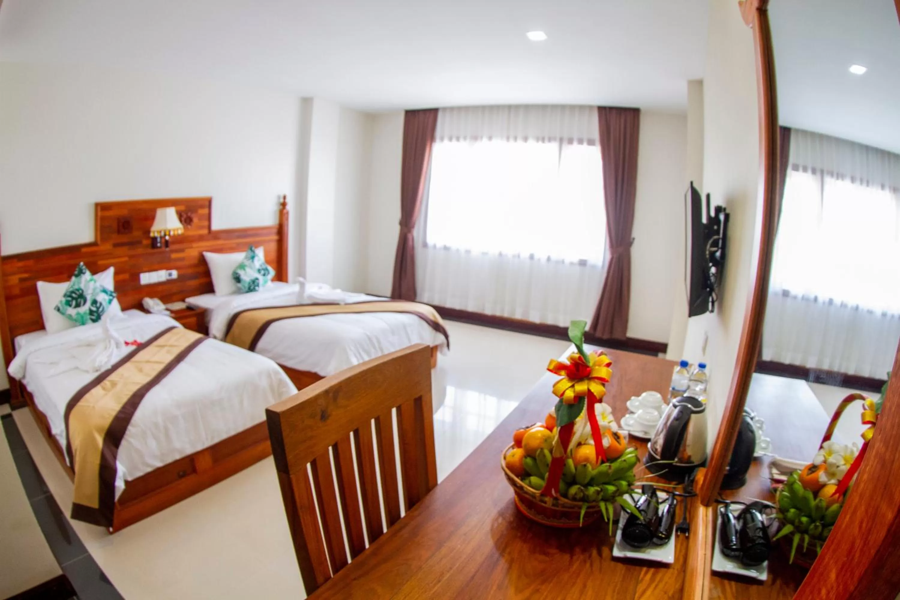 Living room, Bed in Kampong Thom Palace Hotel