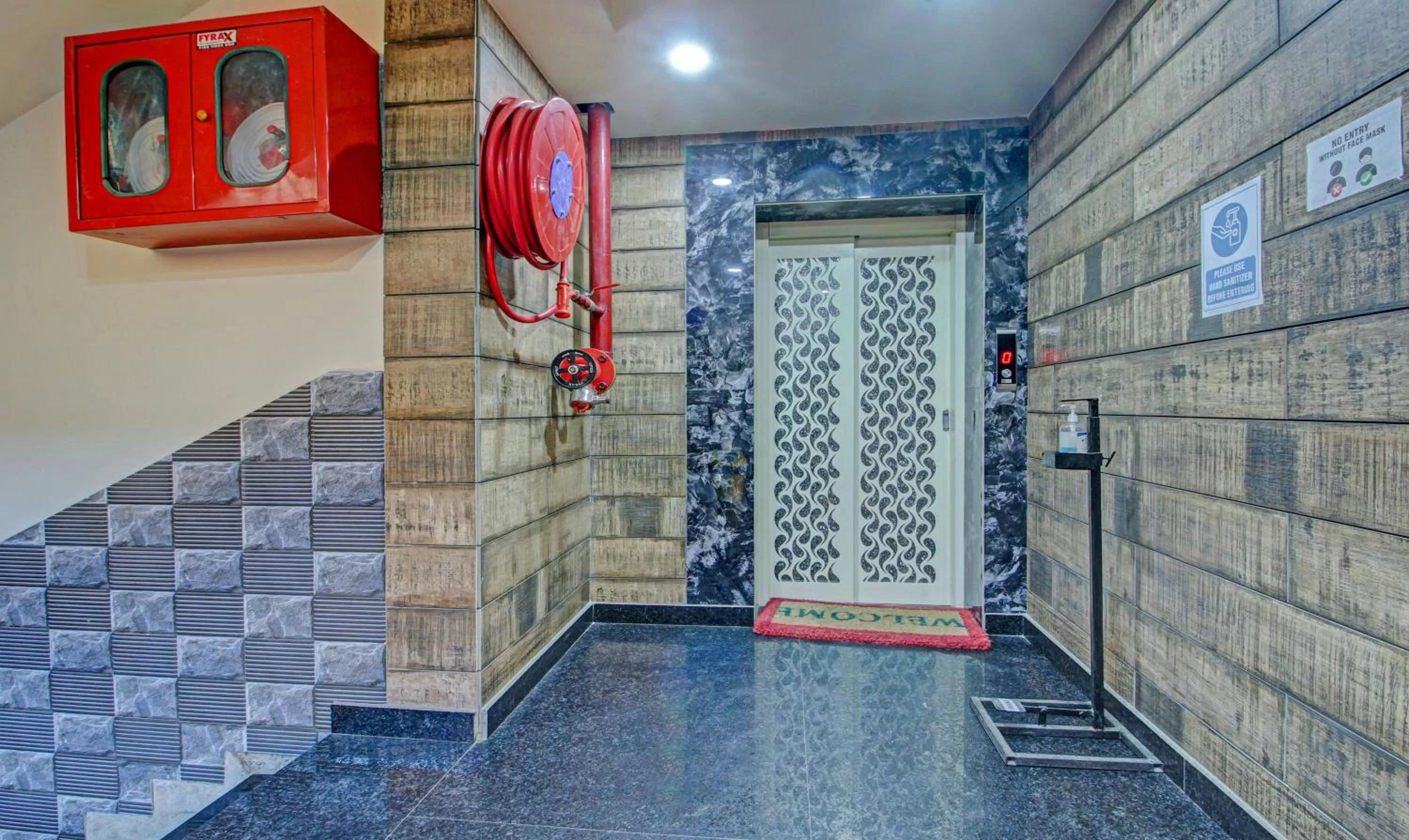 elevator in Treebo Golden Heights