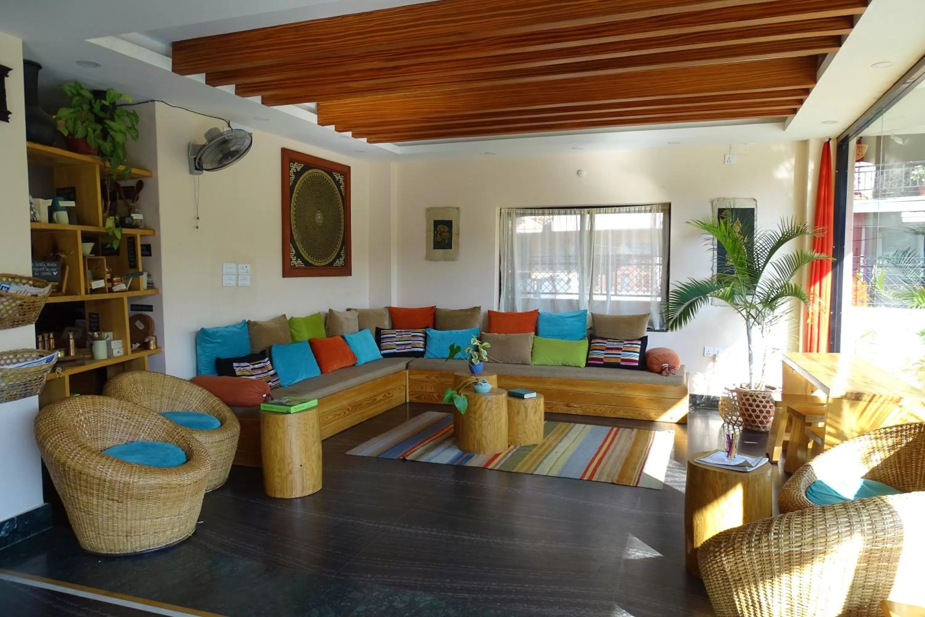 Lobby or reception in Hotel Karuna