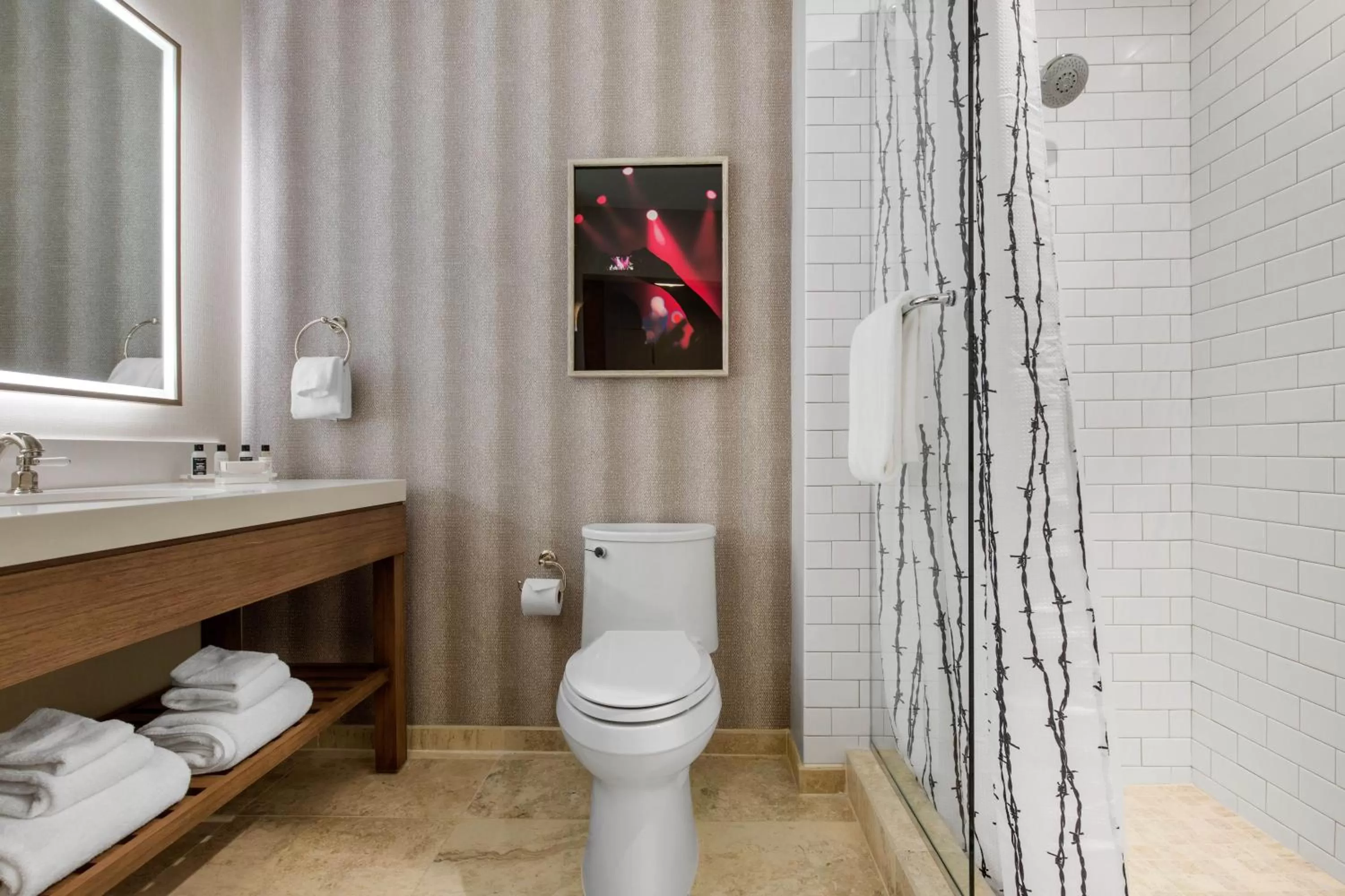 Shower in Cambria Hotel Nashville Downtown